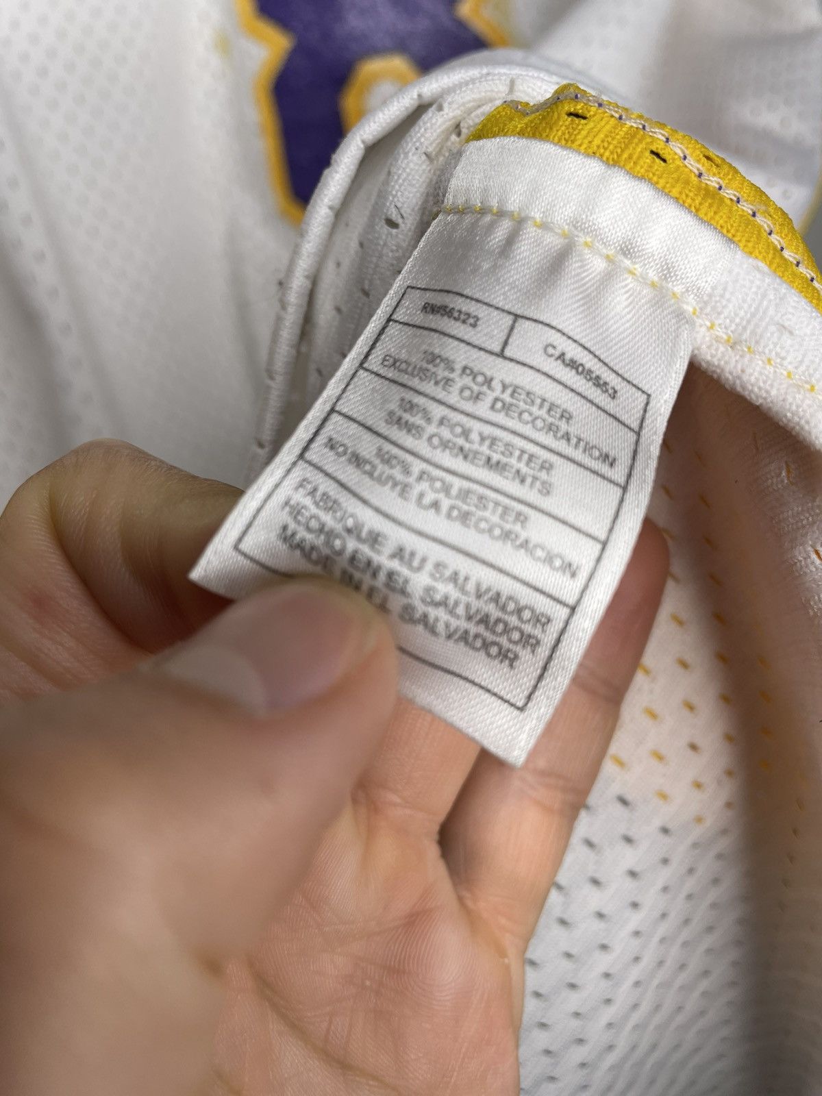 Nike Nike Kobe Bryant LA Lakers Jersey Away #8 Sz XL Stitched Size US XL / EU 56 / 4 - 6 Thumbnail