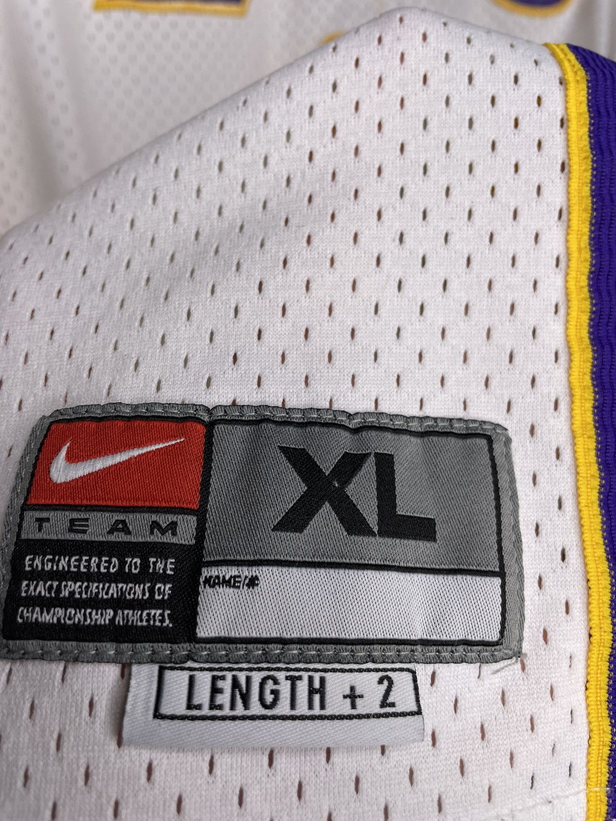 Nike Nike Kobe Bryant LA Lakers Jersey Away #8 Sz XL Stitched Size US XL / EU 56 / 4 - 5 Thumbnail