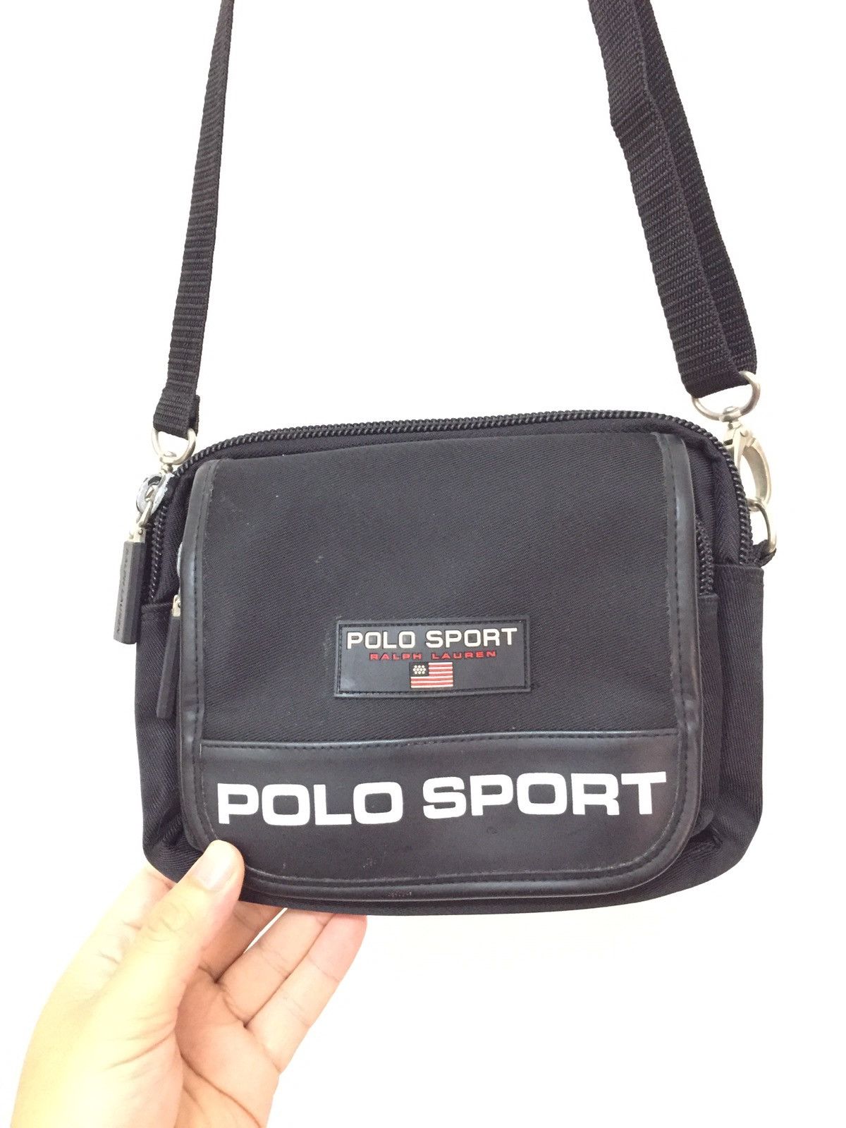 Polo Ralph Lauren RARE!! VTG Polo Sport sling Bag Size ONE SIZE - 3 Thumbnail