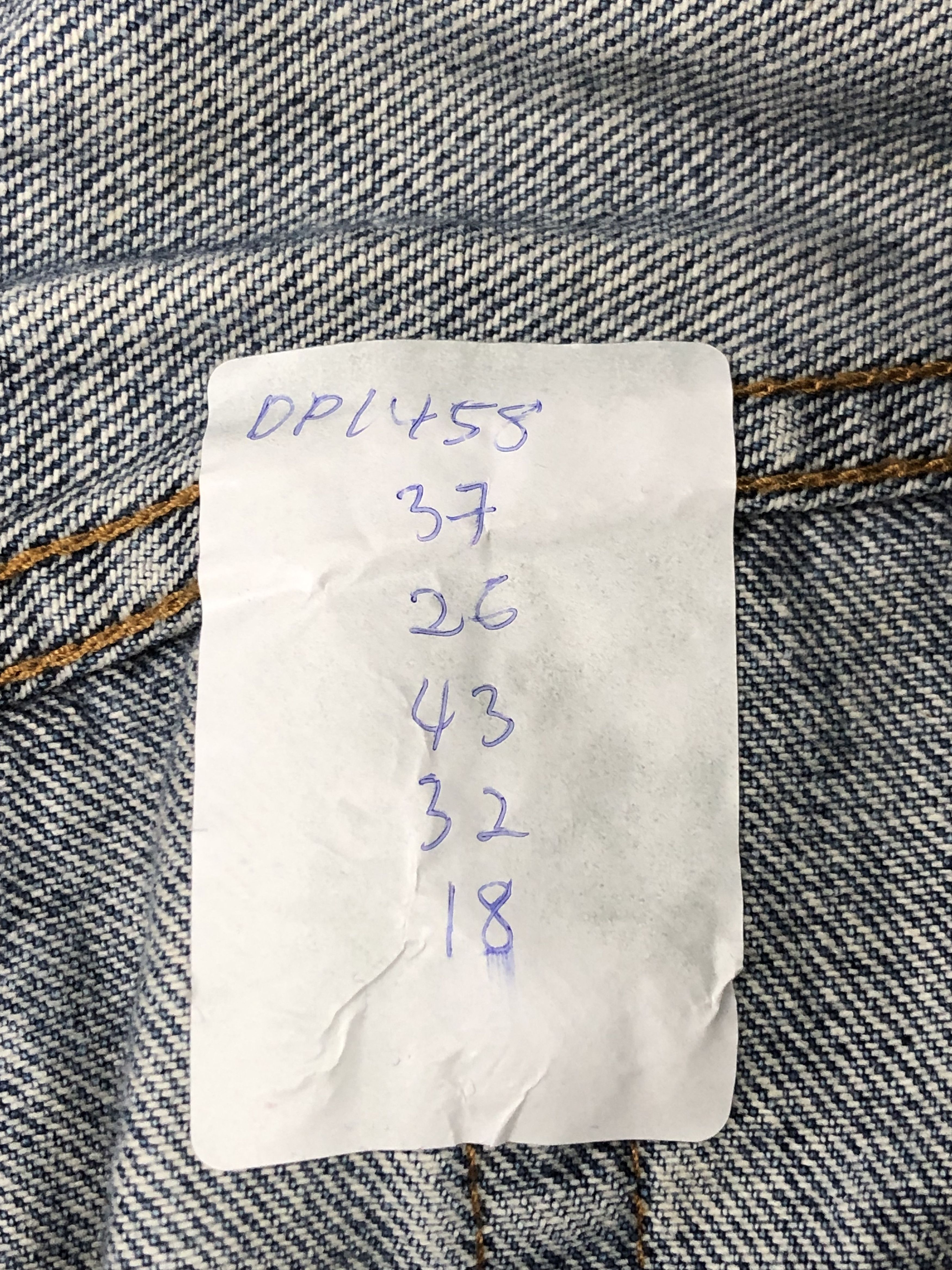 Levi's Vintage Levis 505 Blue Faded Jeans DP1458 Size US 37 - 14 Thumbnail