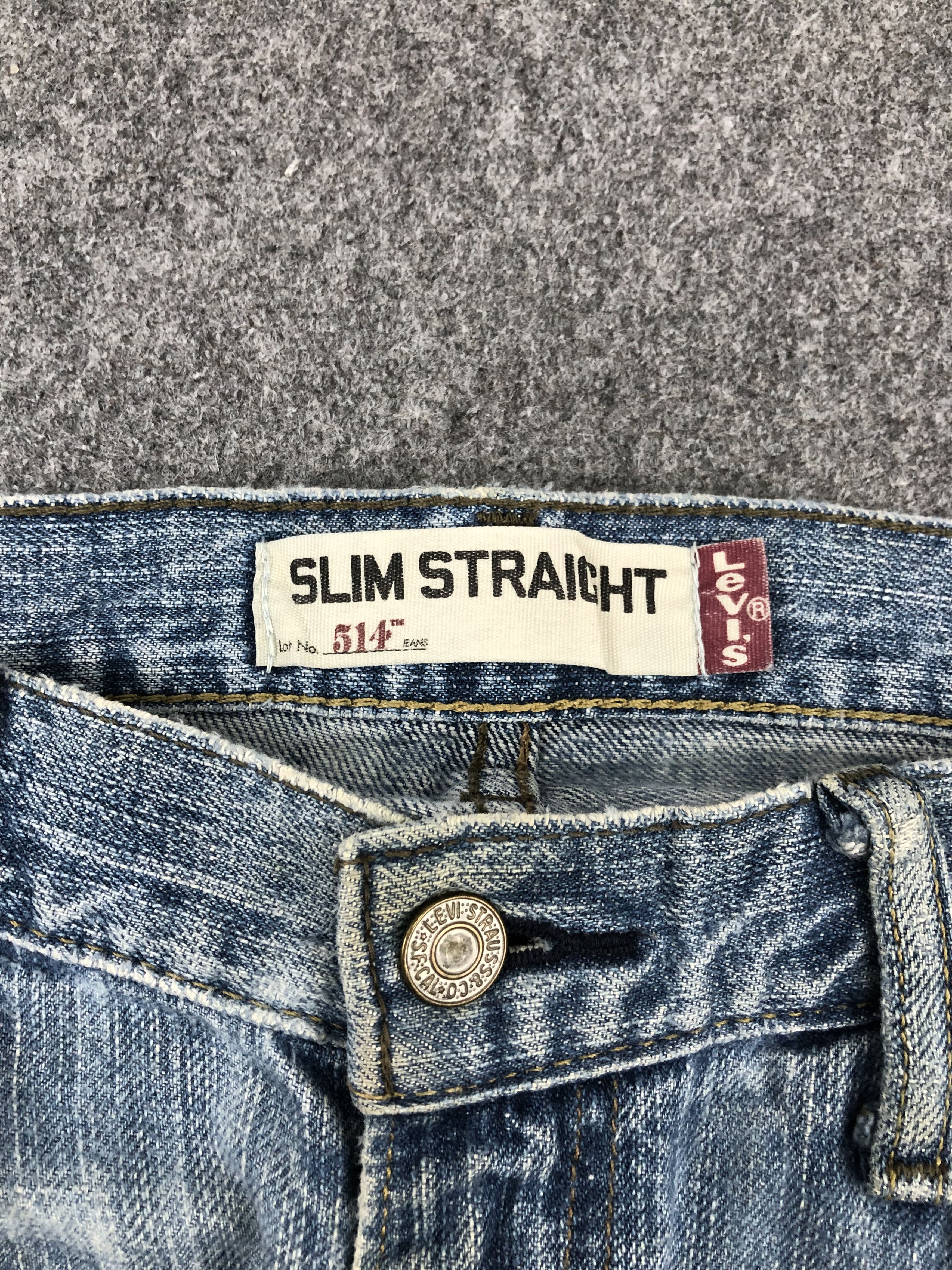 Levi's Blue Faded Vintage Levis 514 Jeans DP1456 Size US 35 - 10 Thumbnail