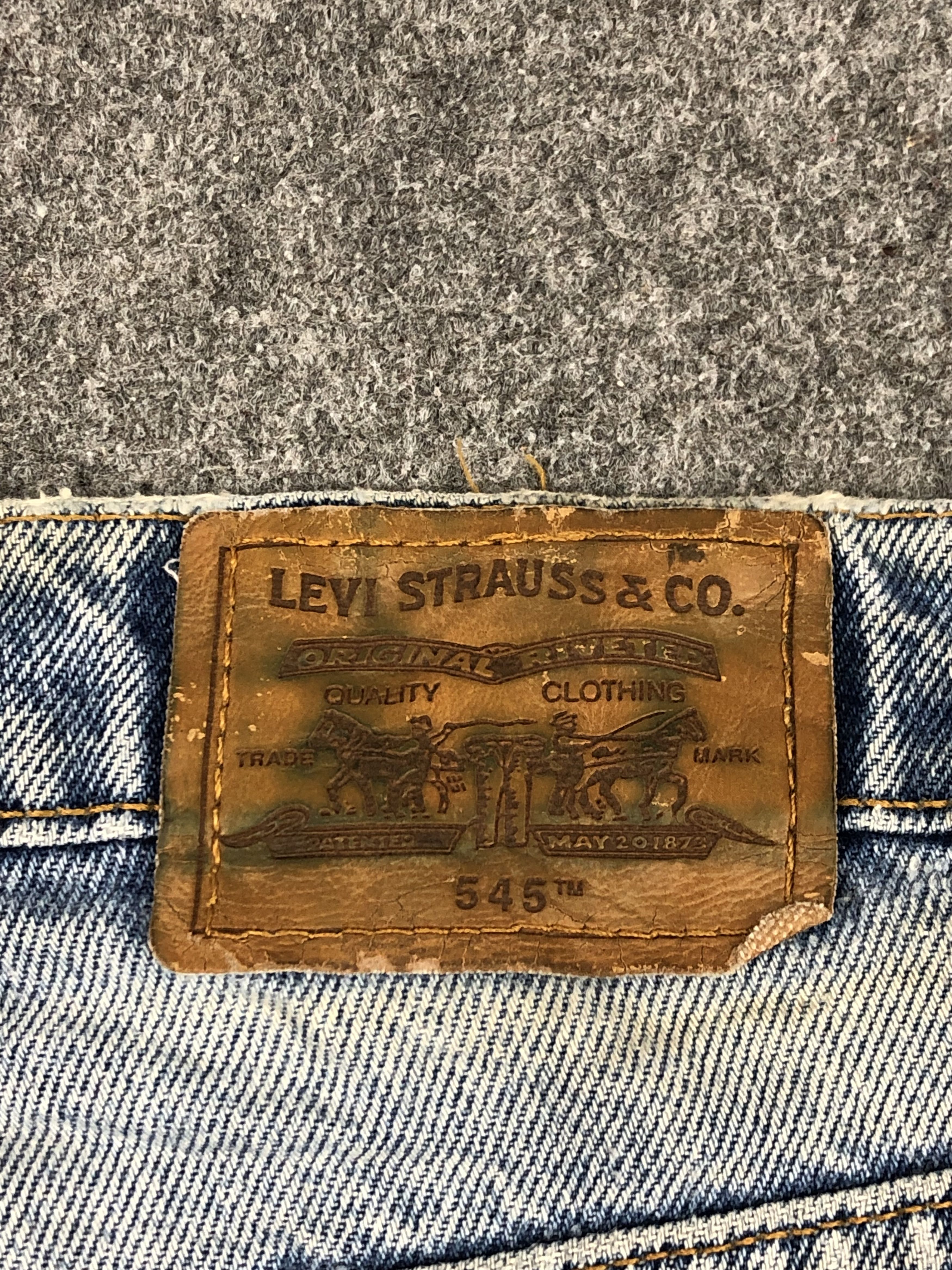 Levi's 90s Faded Blue Vintage Levis 545 Jeans DP1455 Size US 44 / EU 60 - 4 Thumbnail