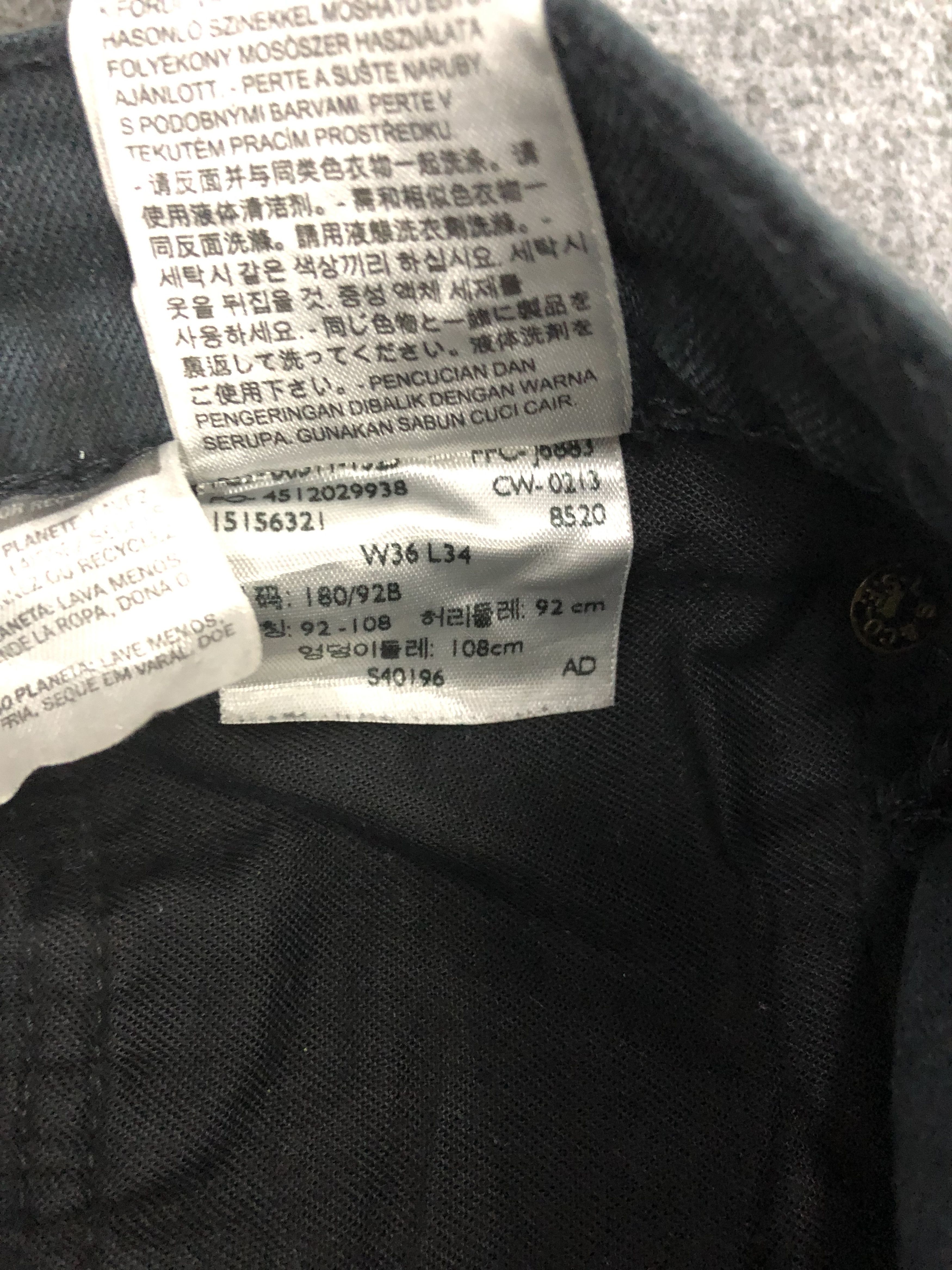 Levi's Vintage Levis Faded Black Jeans Jeans DP1040 Size US 37 - 5 Thumbnail