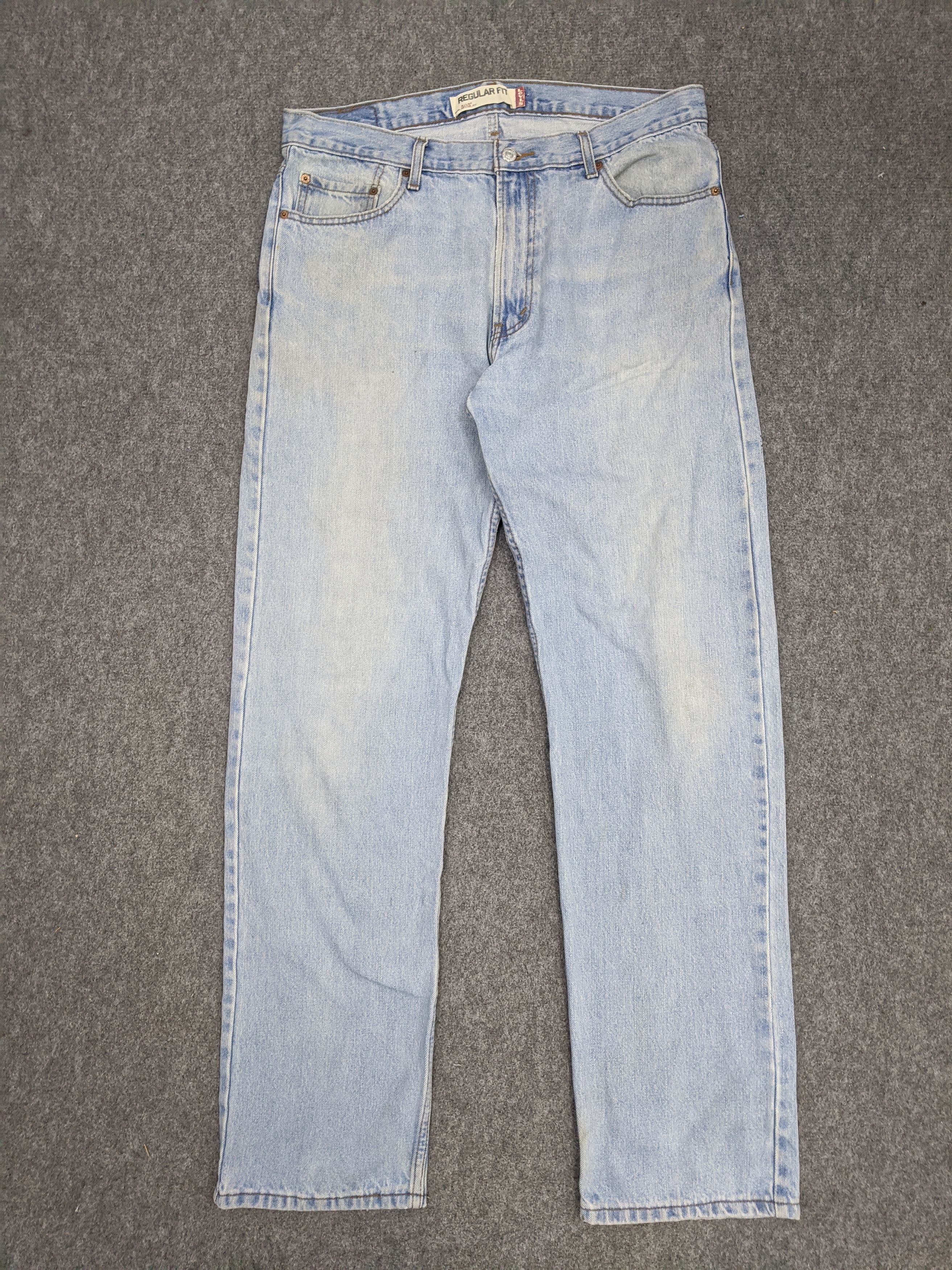 Levi's Vintage Levis 505 Light Wash Jeans DP0681 Size US 37 - 1 Thumbnail