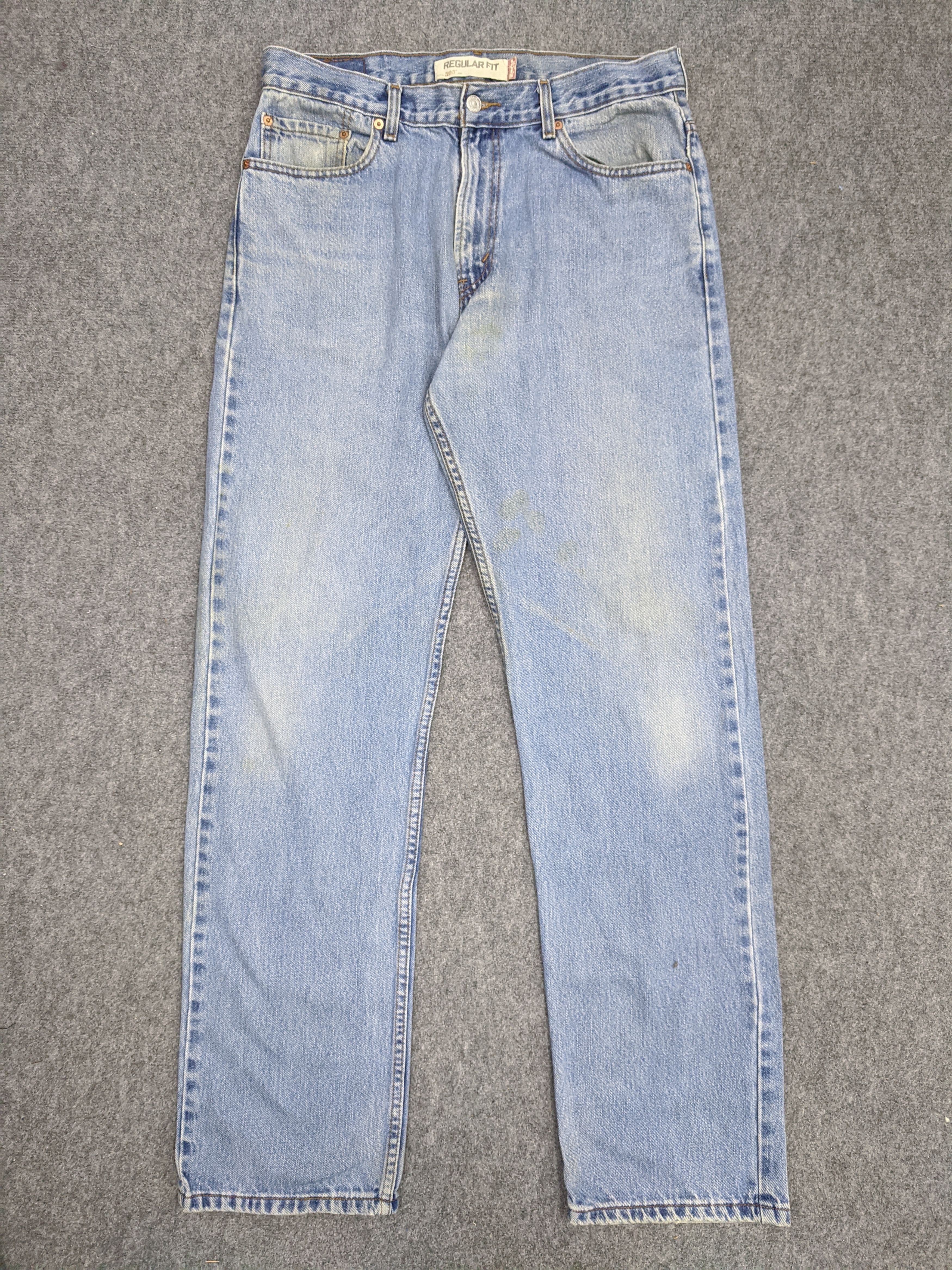 Levi's Vintage Levis 505 Light Wash Jeans DP0684 Size US 35 - 1 Thumbnail