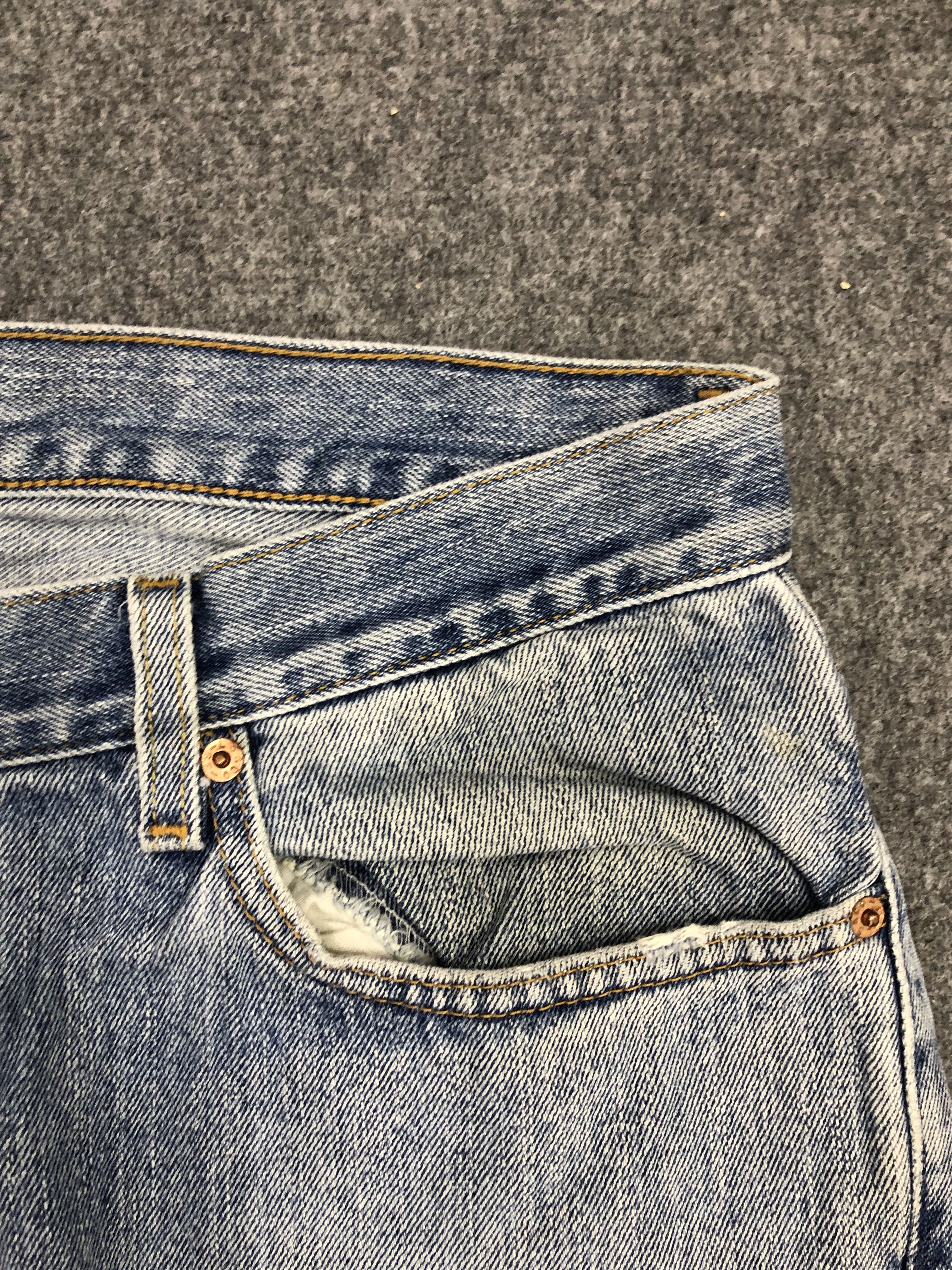 Levi's Vintage Levis 505 Regular Fit Denim Jeans DP1145 Size US 36 / EU 52 - 8 Thumbnail