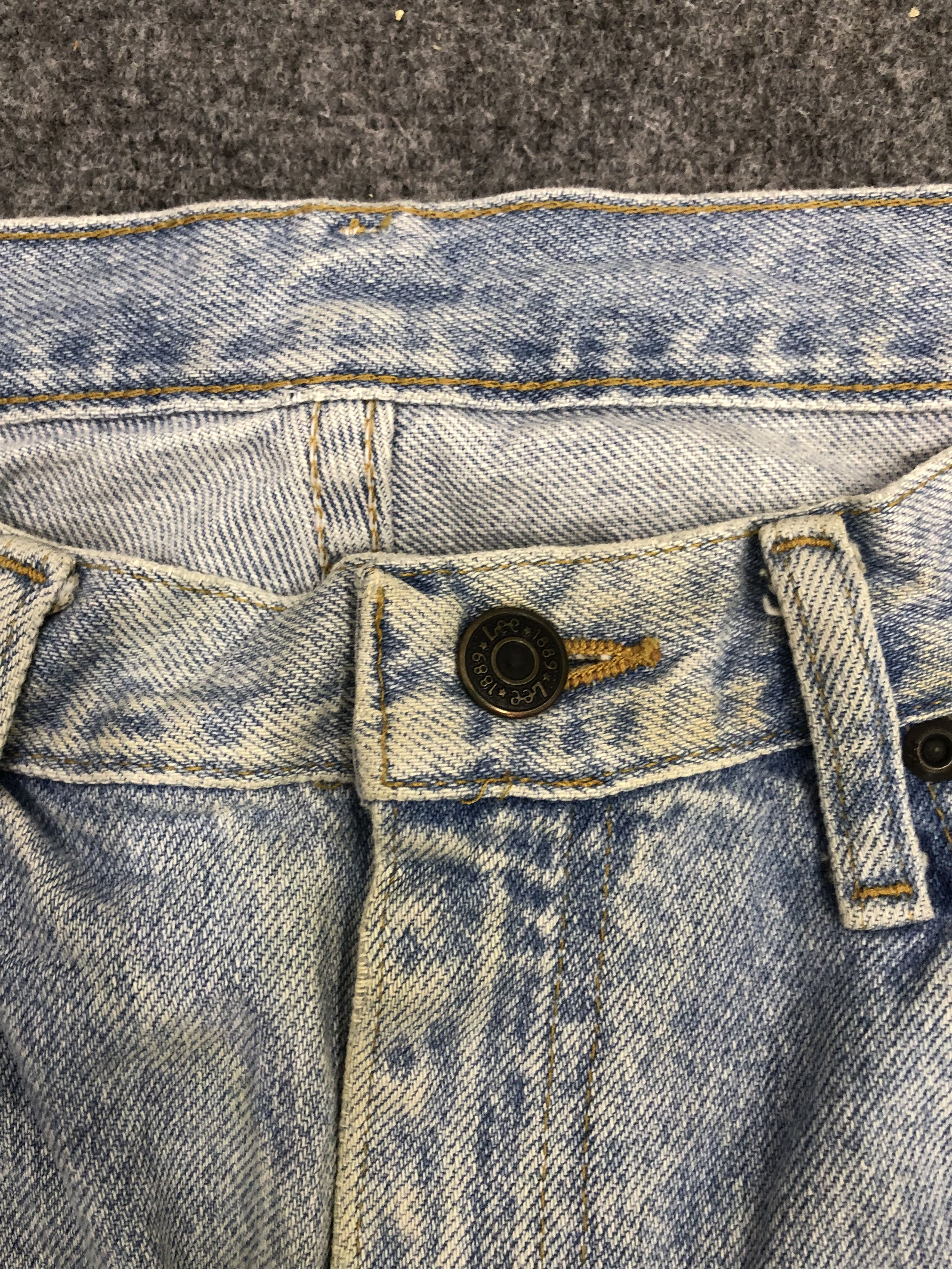 Lee Vintage Lee Acidwash Style Denim Jeans DP1140 Size US 32 / EU 48 - 9 Thumbnail
