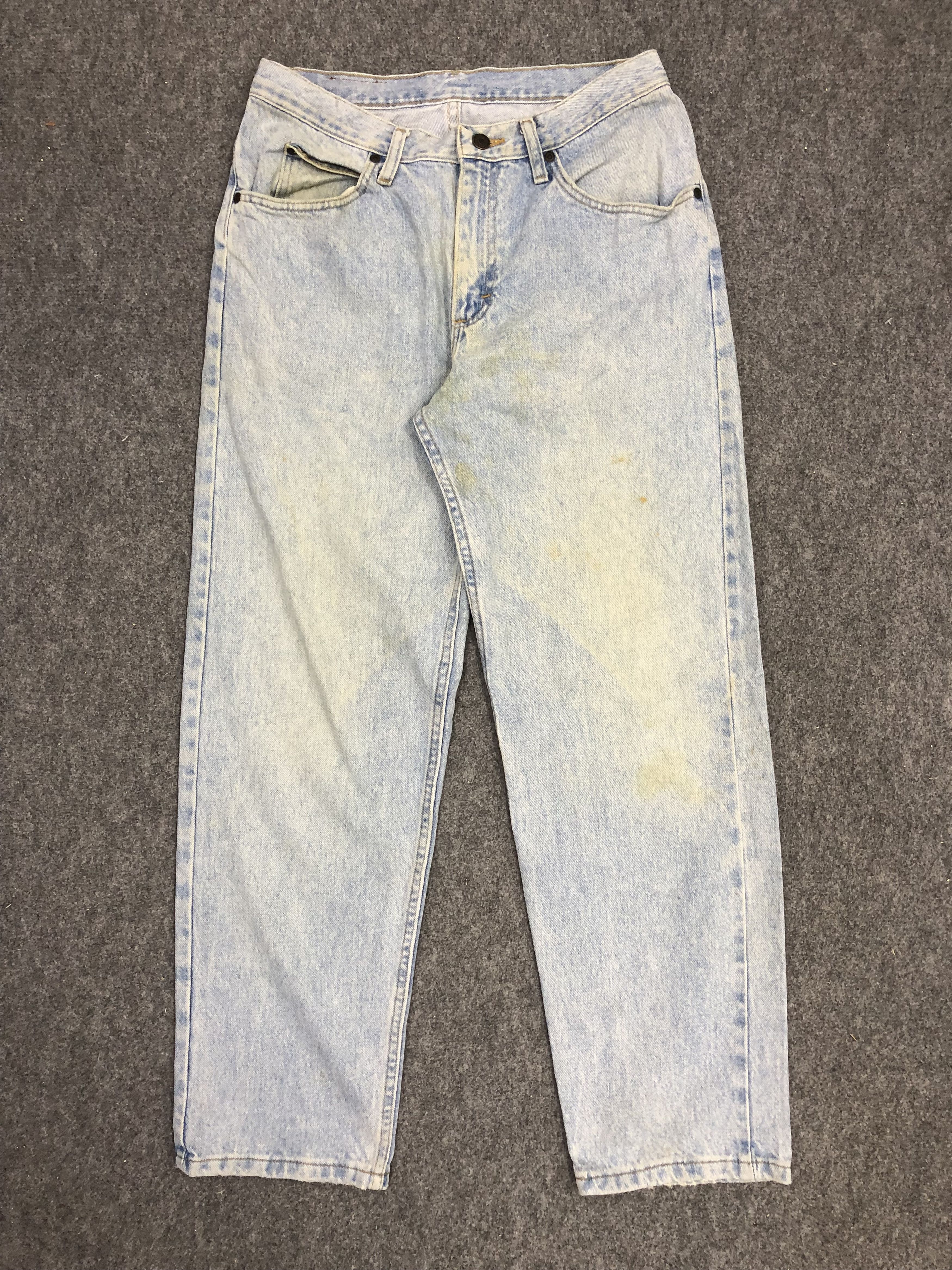 image of Lee Acidwash Style Denim Jeans in Blue Denim, Men's (Size 32)