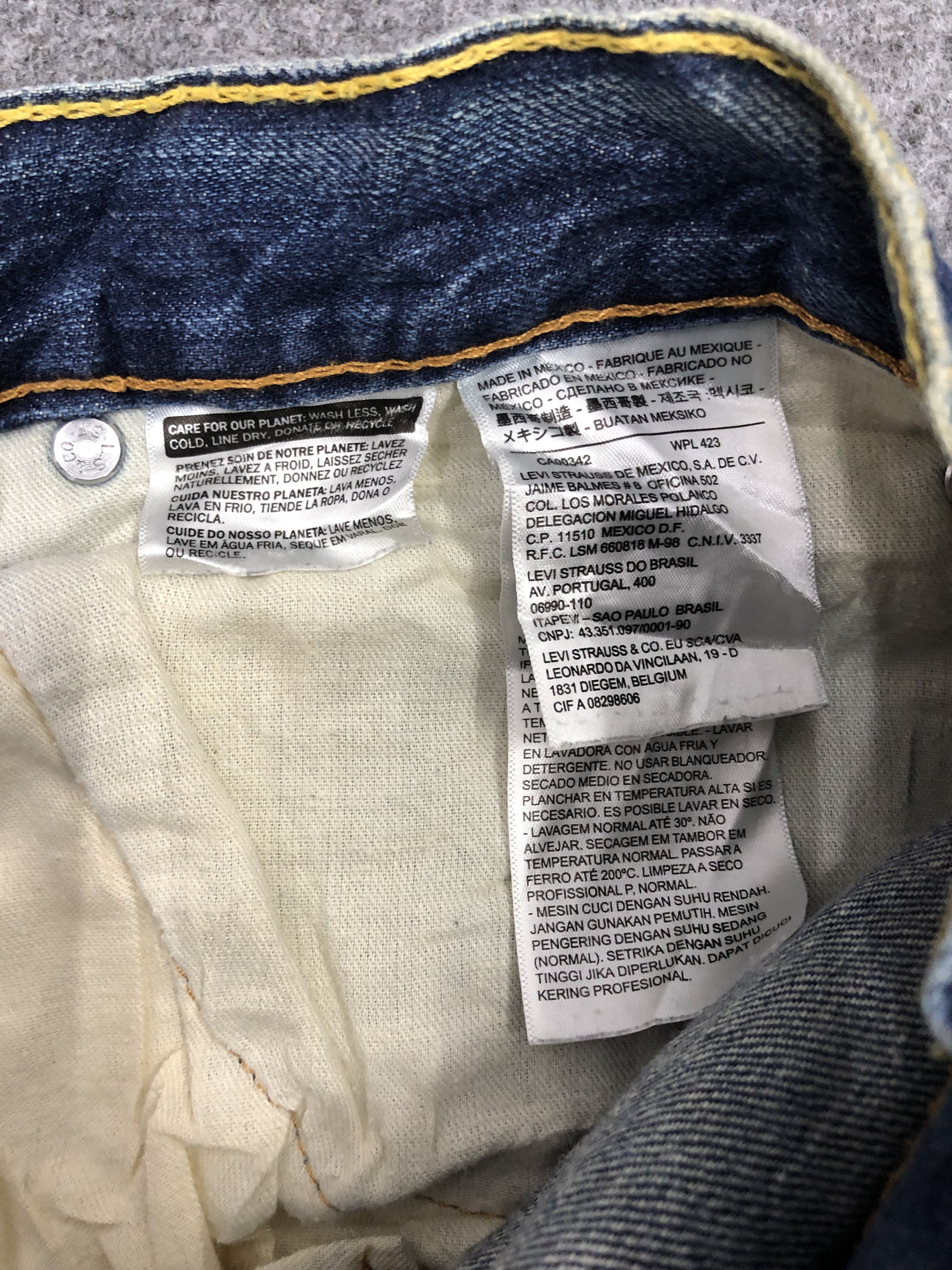 Levi's Vintage Levis 505 Earthtone Denim Jeans DP1134 Size US 41 - 10 Thumbnail