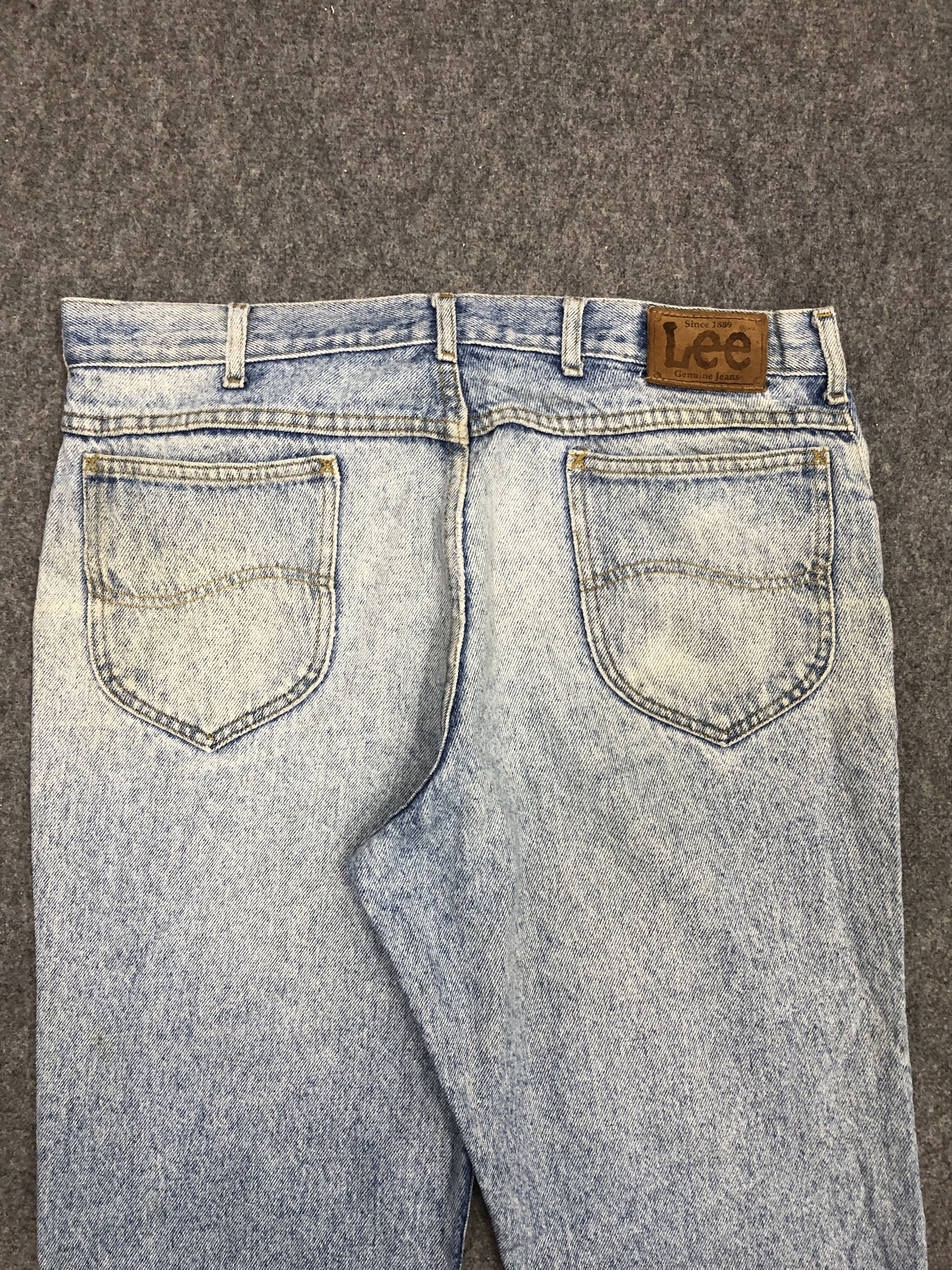 Lee Vintage 90s Lee Light Wash Jeans DP1139 Size US 36 / EU 52 - 4 Thumbnail