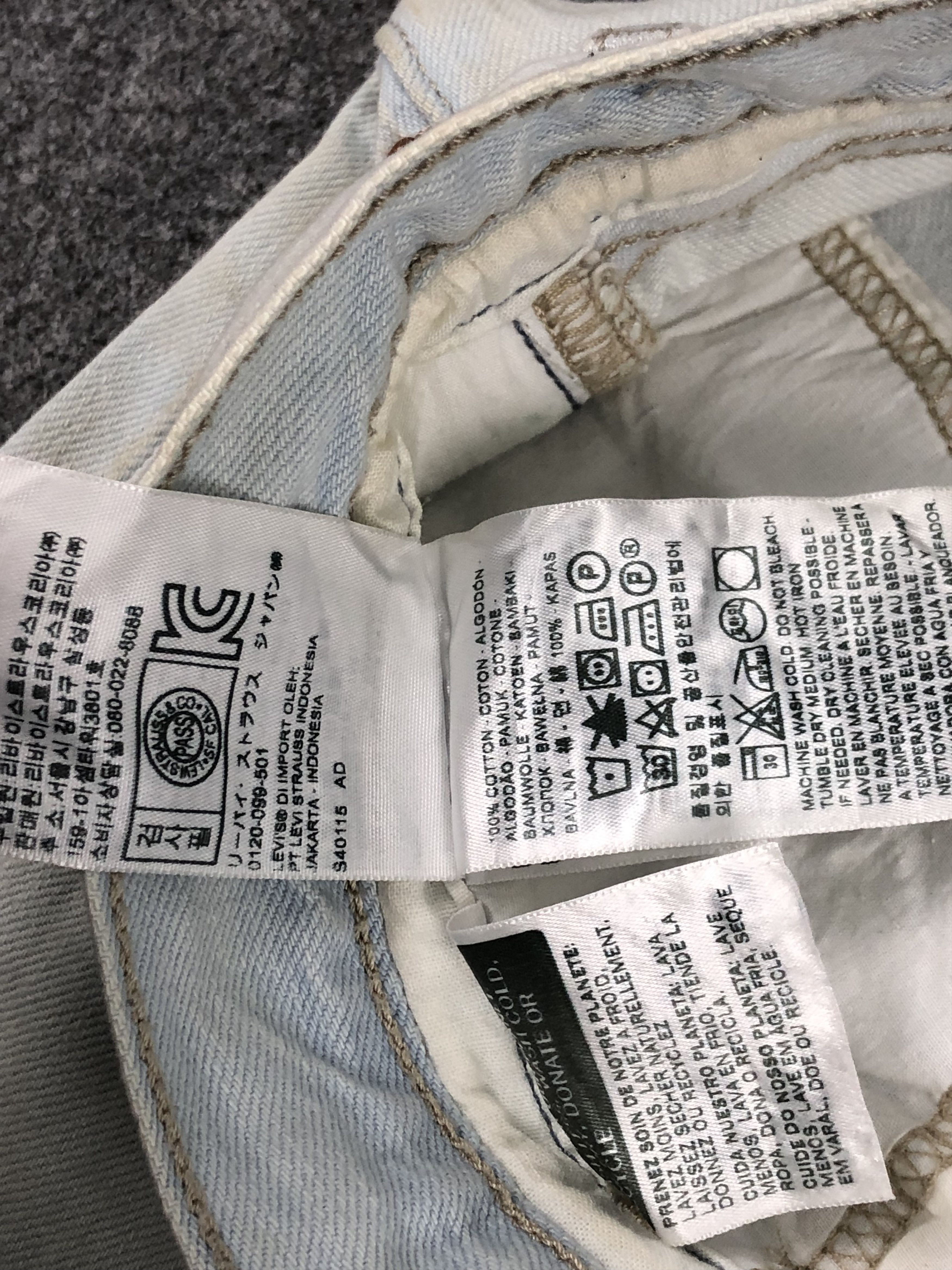 Levi's Vintage Levis Light Wash Jeans DP1452 Size US 32 / EU 48 - 7 Thumbnail