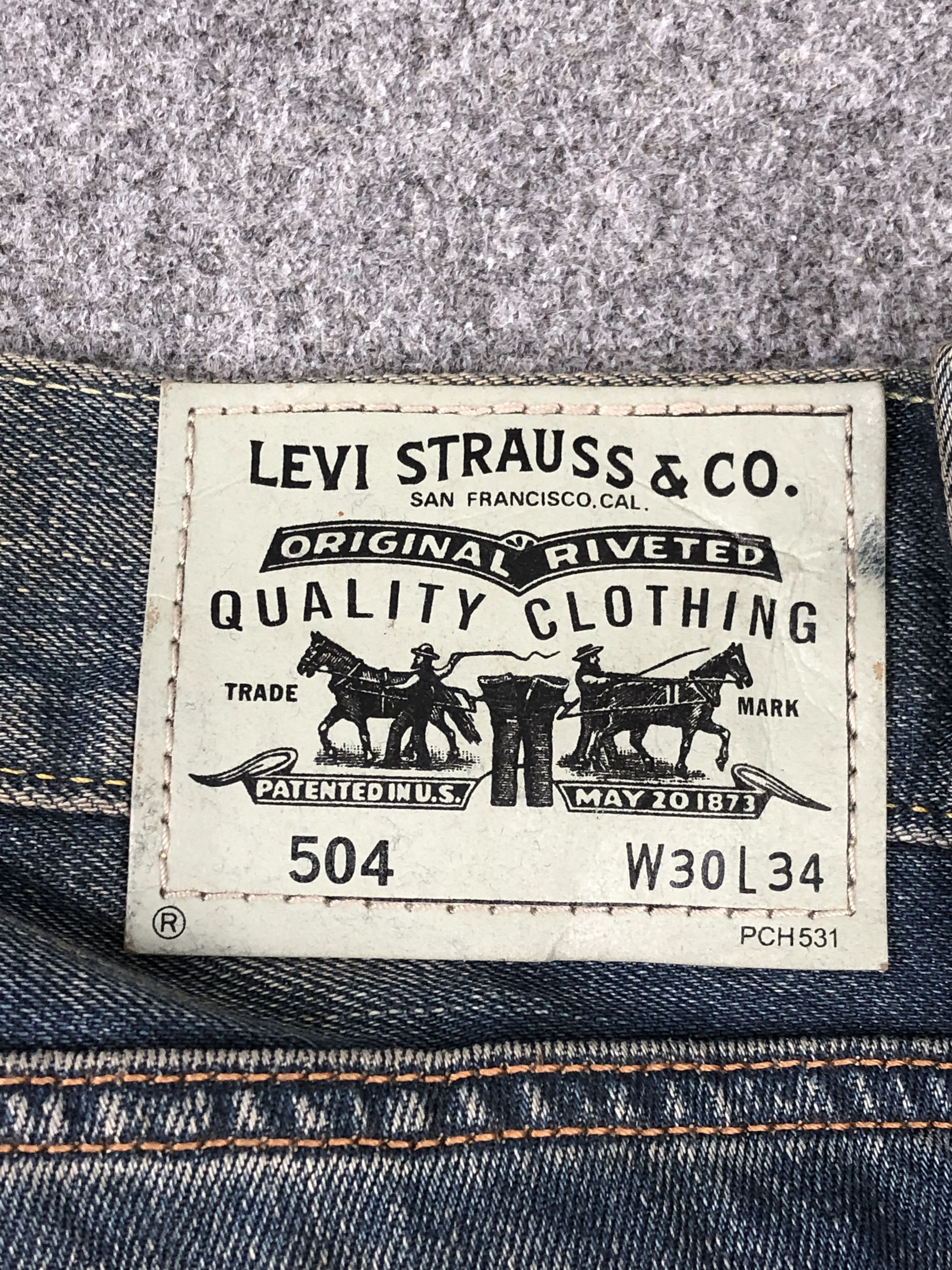 Levi's Vintage Levis 504 Faded Blue Jeans Size US 32 / EU 48 - 5 Thumbnail