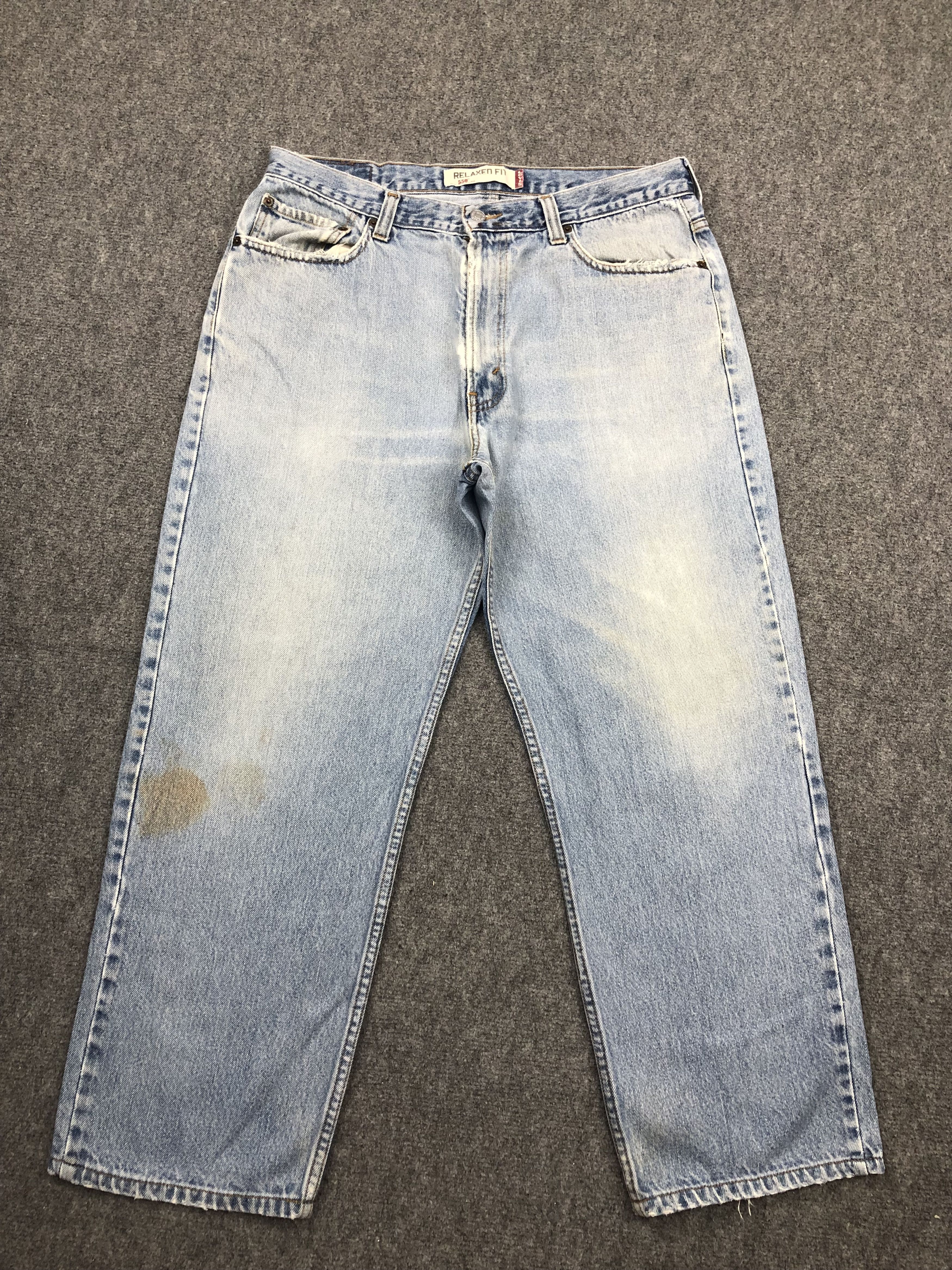 Levi's Vintage Levis 550 Light Wash Jeans DP1522 Size US 36 / EU 52 - 1 Thumbnail