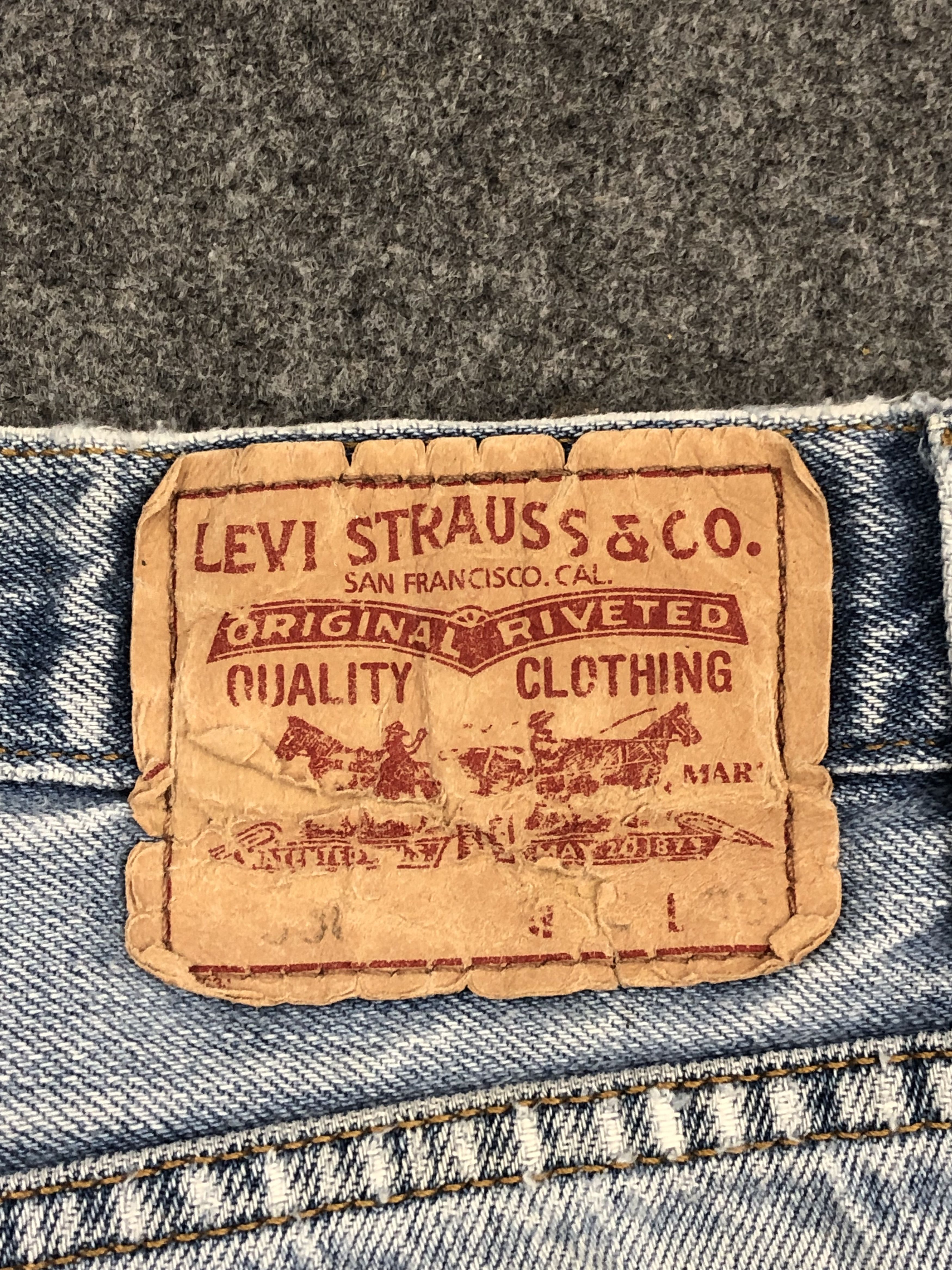 Levi's Vintage Levis 550 Light Wash Jeans DP1522 Size US 36 / EU 52 - 5 Thumbnail