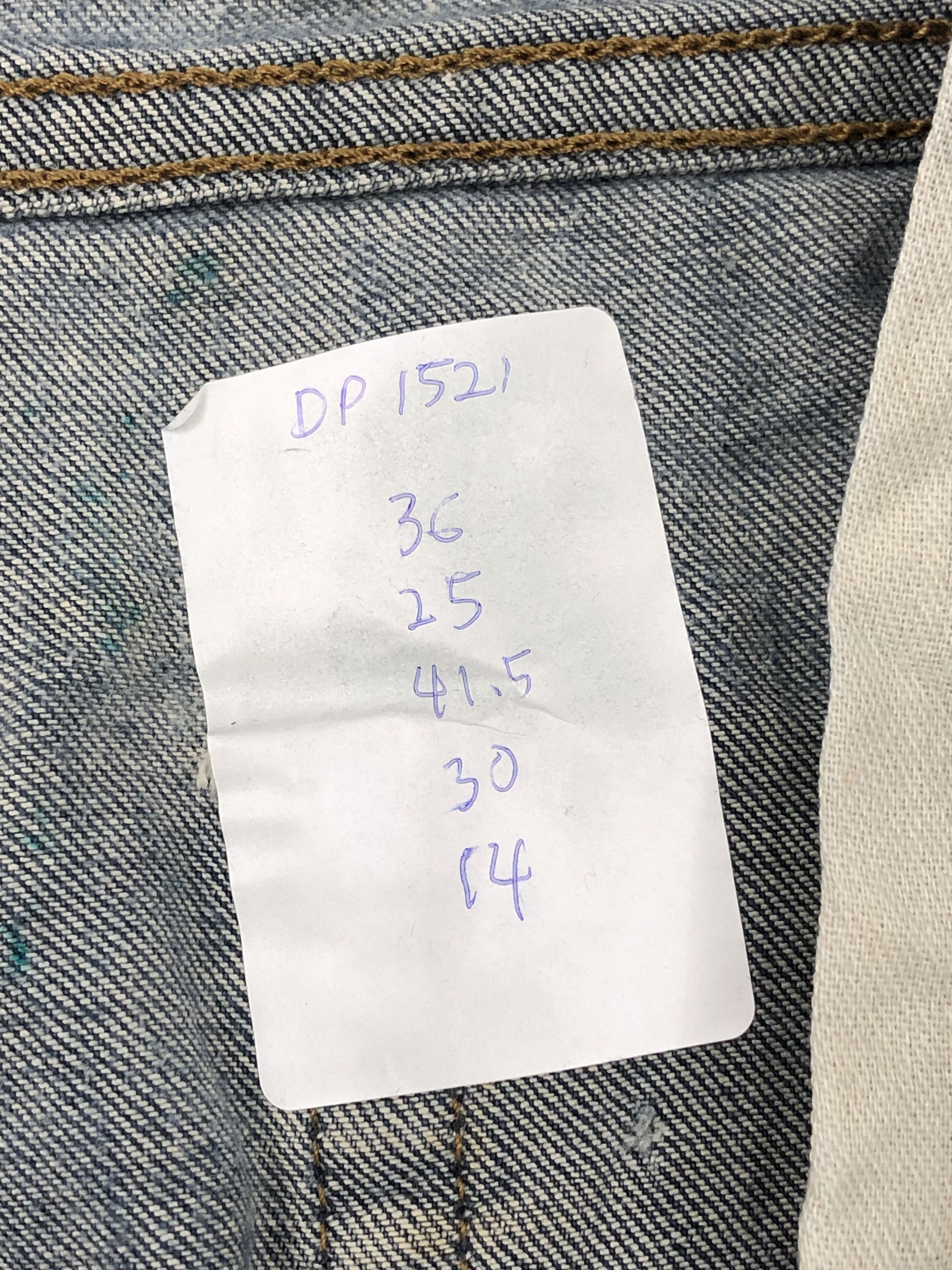 Levi's Faded Blue Vintage Levis 511 Jeans DP1521 Size US 36 / EU 52 - 14 Thumbnail