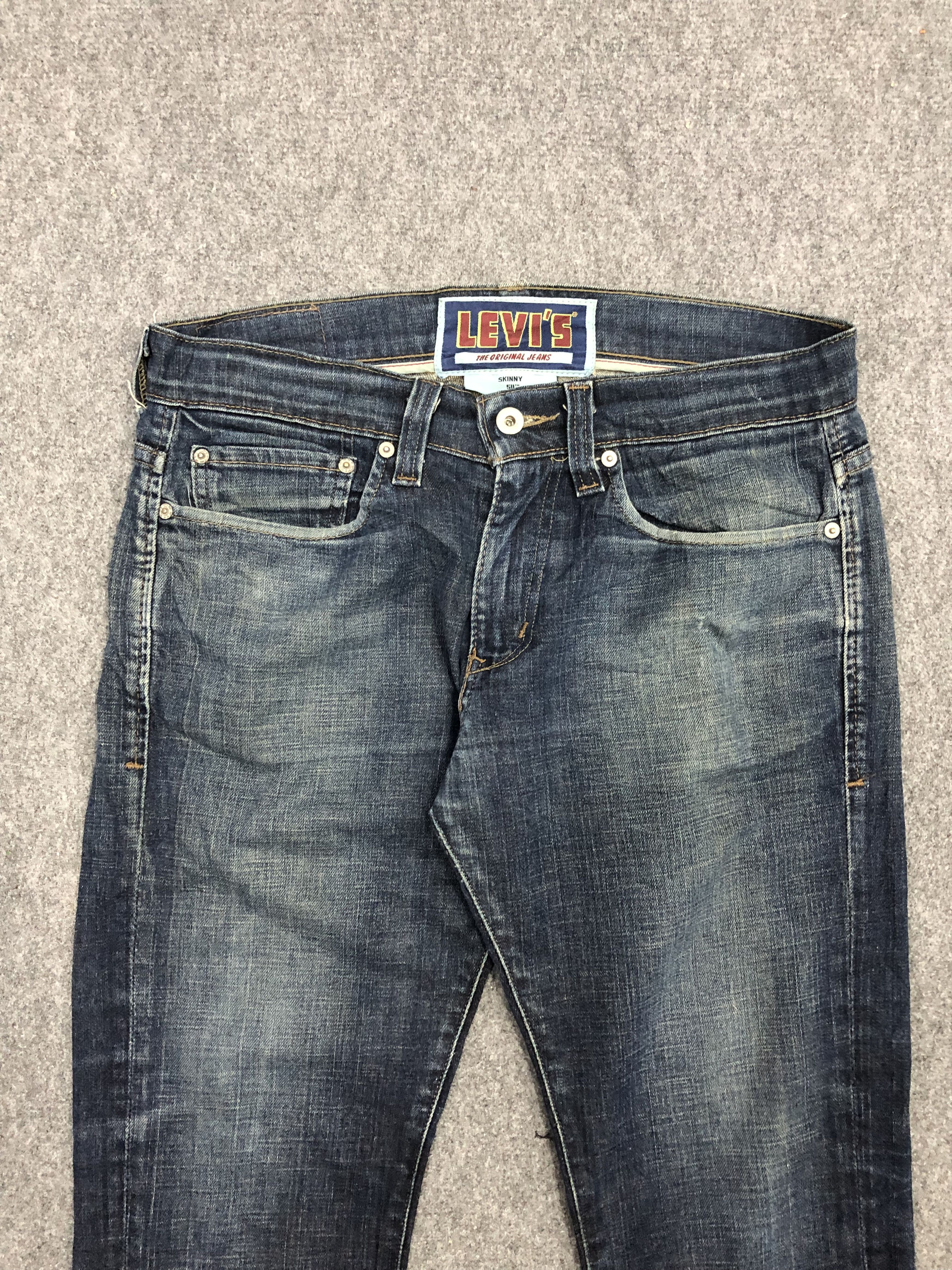 Levi's × Vintage Vintage Levis 511 Skinny Jeans DP1201 Size US 34 / EU 50 - 2 Thumbnail