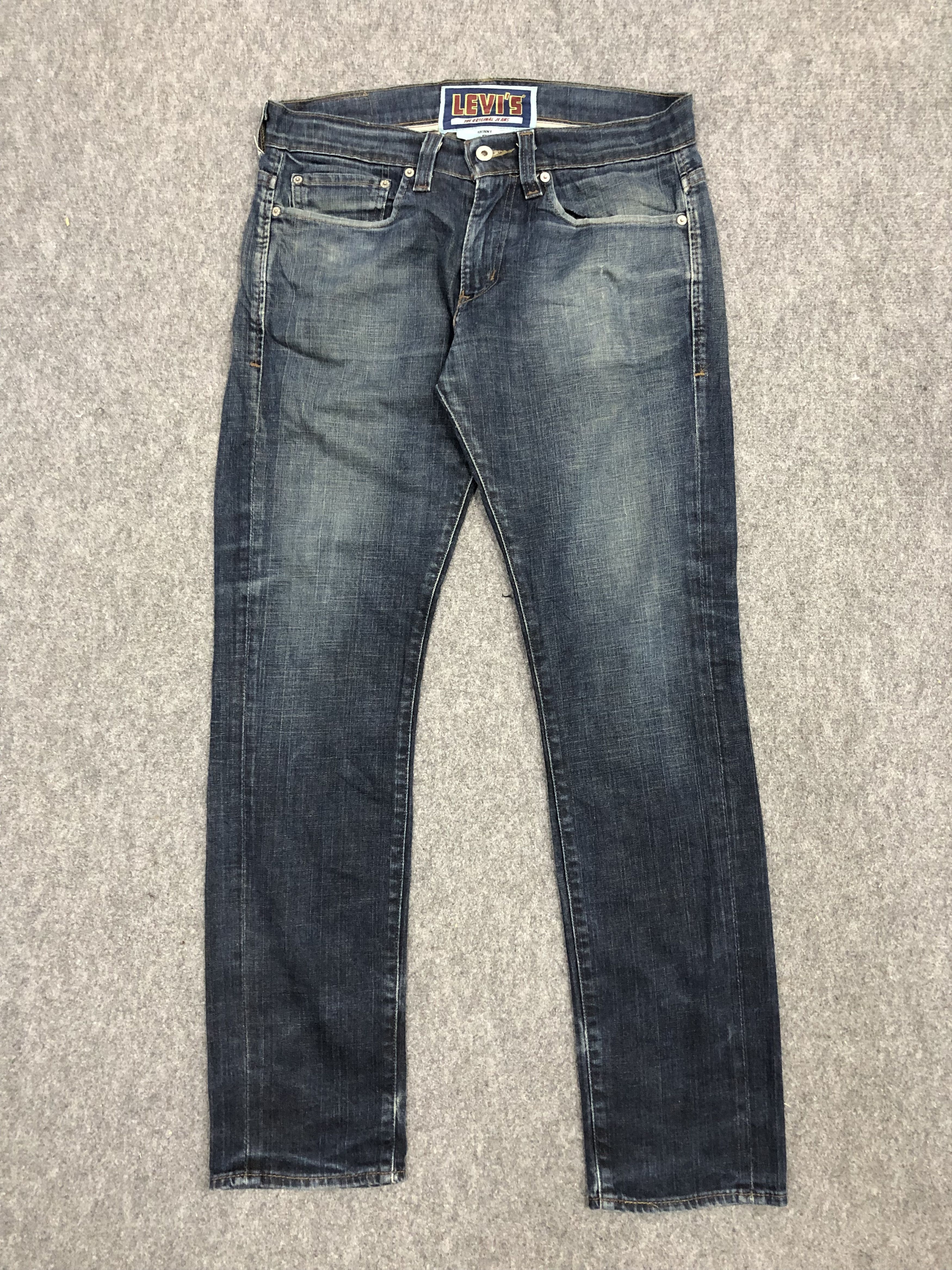 image of Levis 511 Skinny Jeans in Blue Denim, Men's (Size 34)