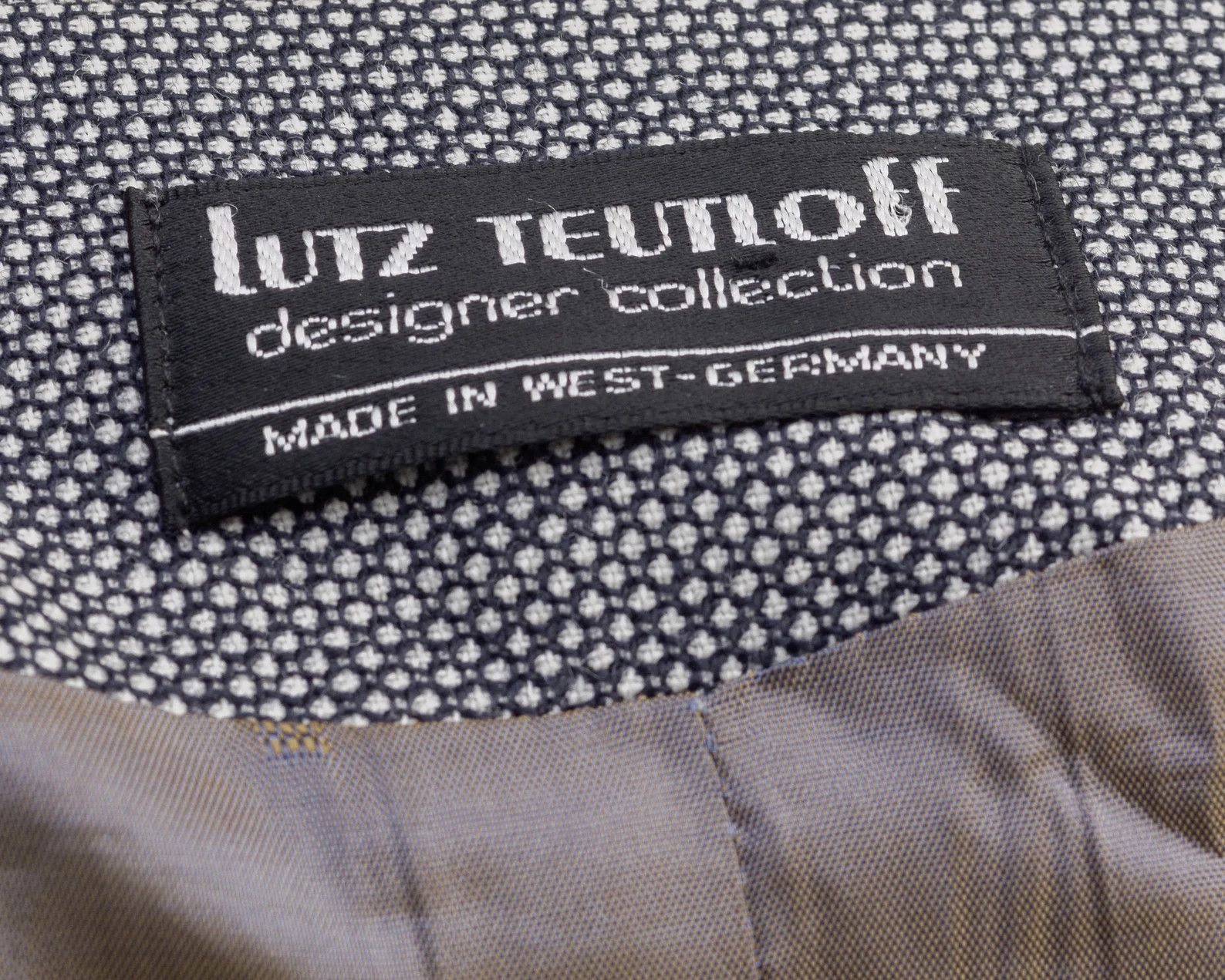 Other × Vintage 80's Lutz Teutloff Wool Blazer Jacket Check Plaid Coat VTG Size L / US 10 / IT 46 - 8 Thumbnail