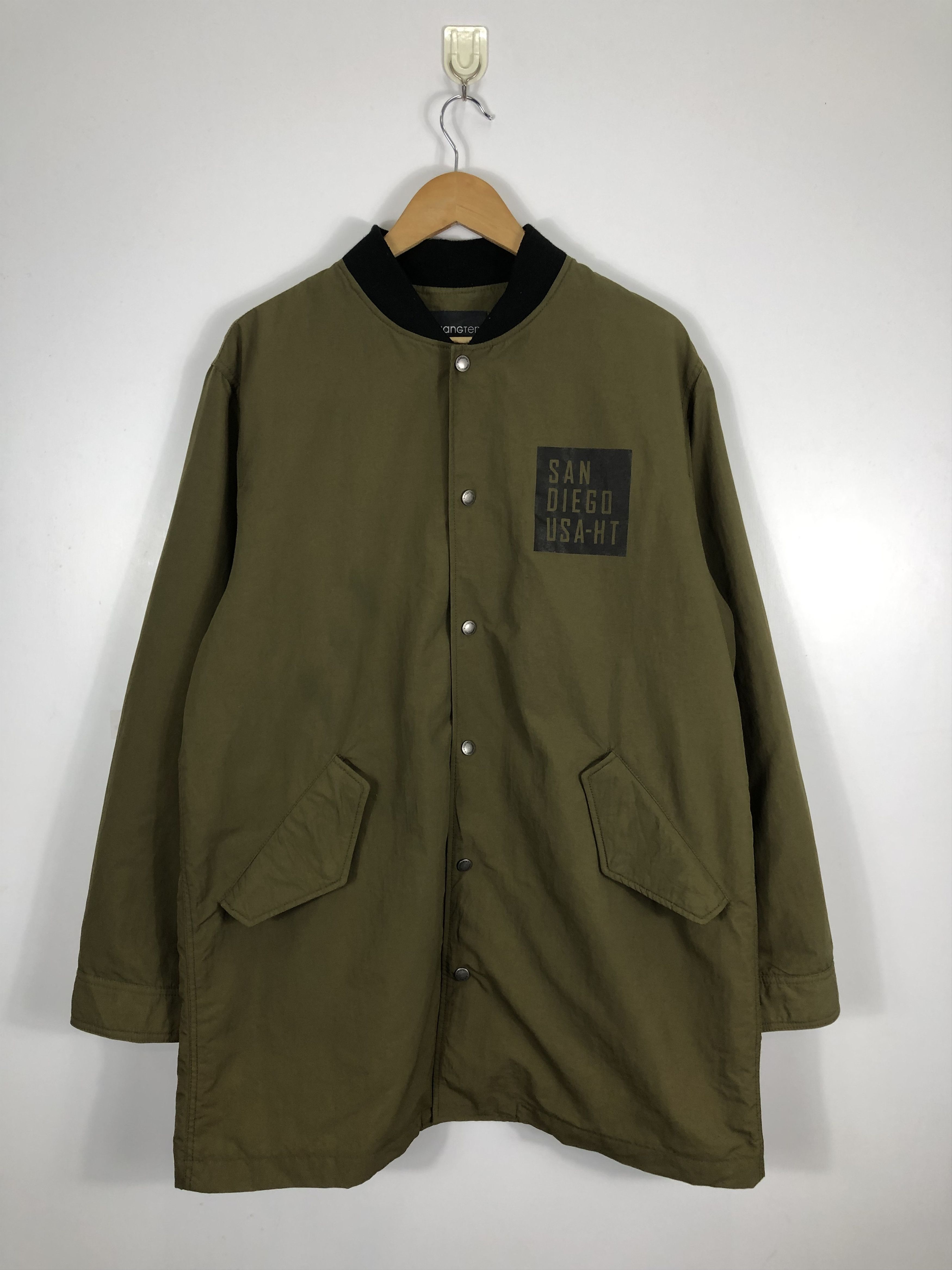 Vintage Hang Ten Green Button Jacket J0650