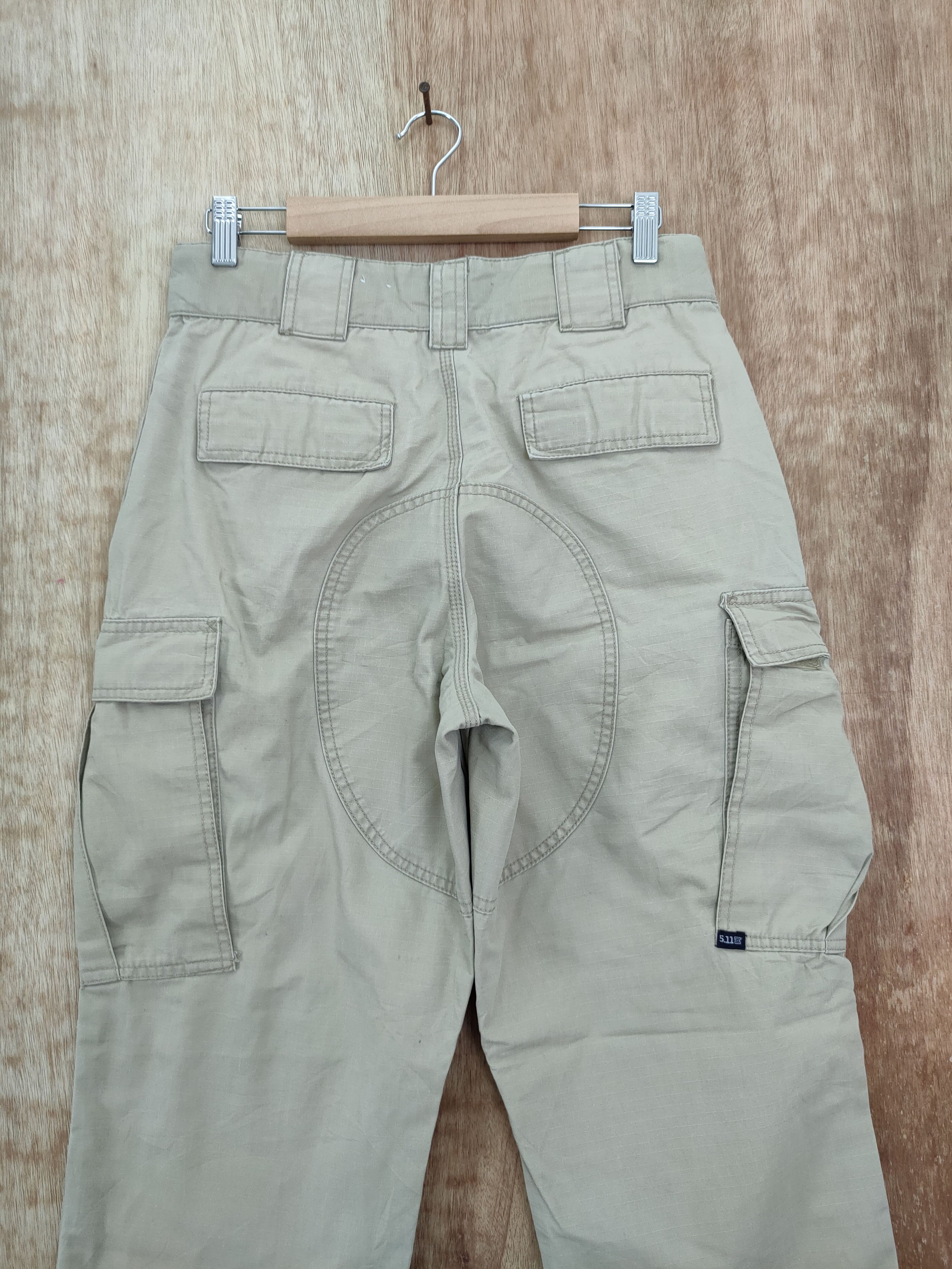 Japanese Brand DL 5.11 tactical utility black multi pocket cargo pants #966 Size US 28 / EU 44 - 9 Thumbnail