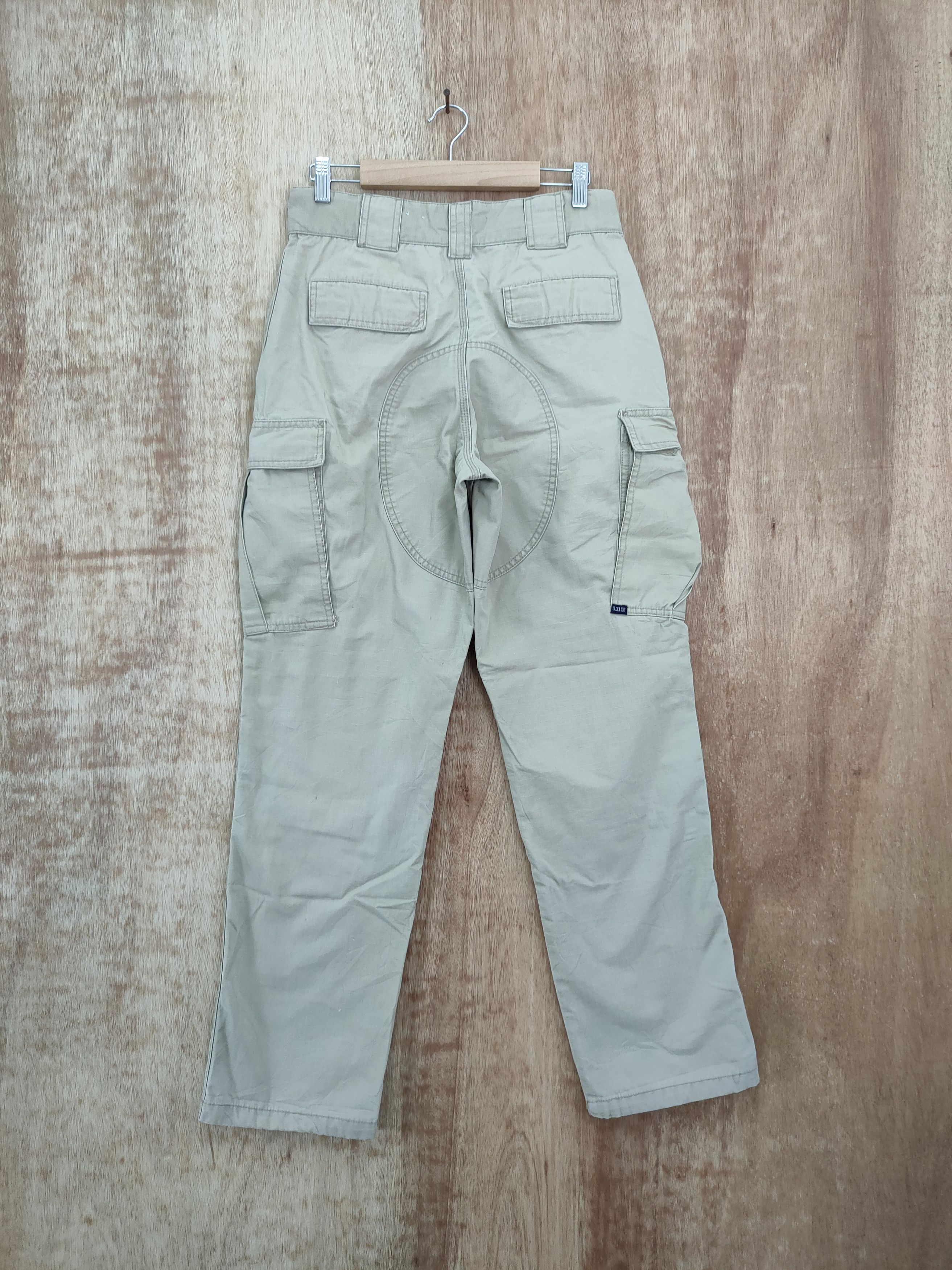 Japanese Brand DL 5.11 tactical utility black multi pocket cargo pants #966 Size US 28 / EU 44 - 7 Thumbnail