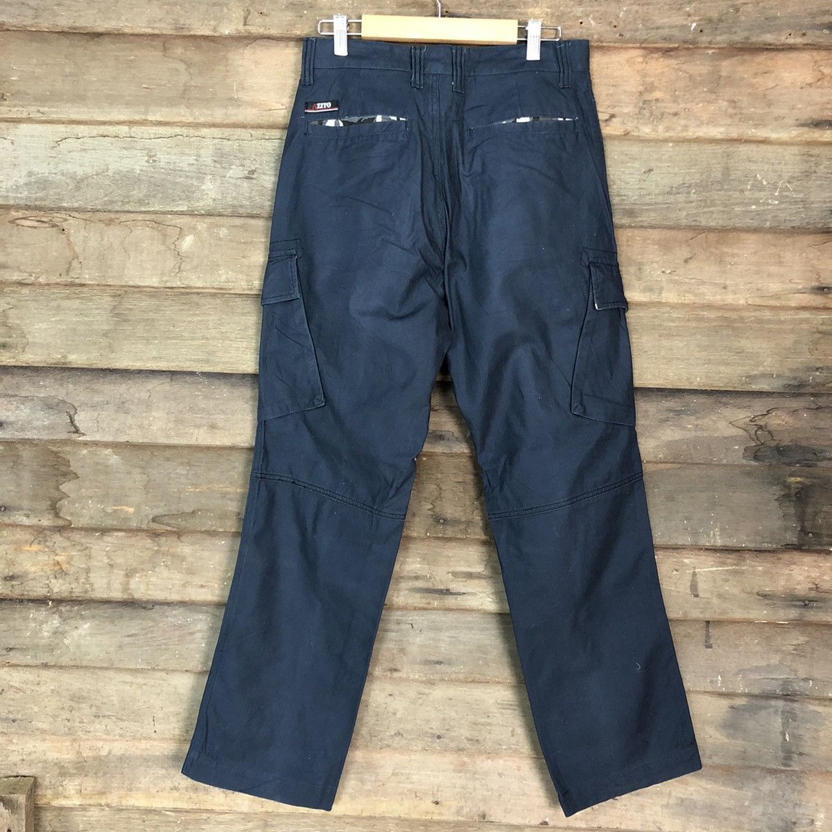 Japanese Brand DLL Azito Blue Faded Multipocket Cargo Pants #c700 Size US 28 / EU 44 - 7 Thumbnail