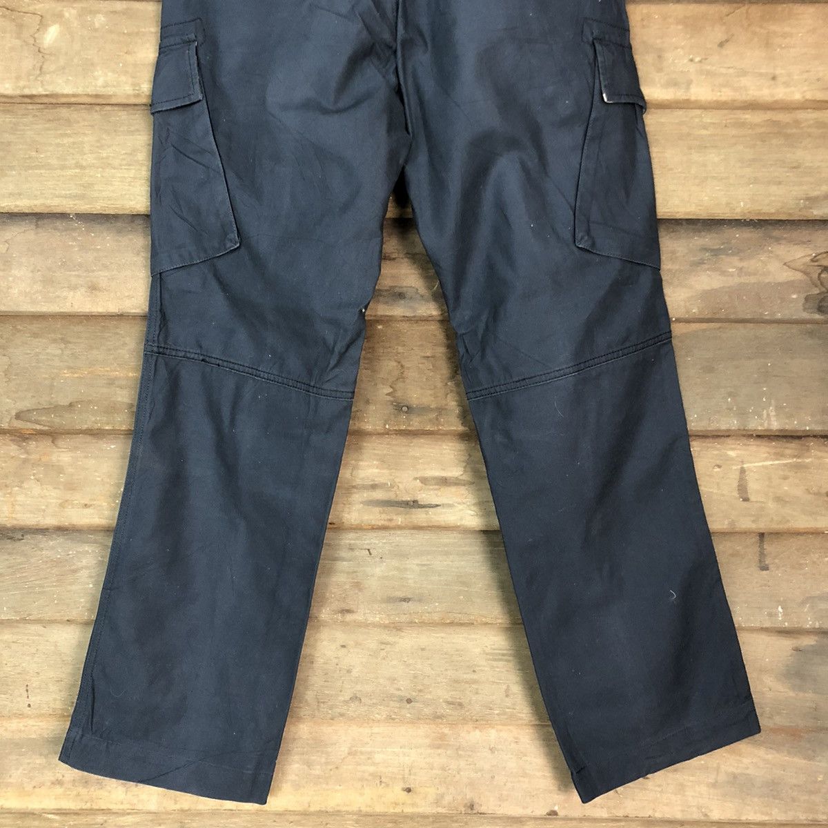 Japanese Brand DLL Azito Blue Faded Multipocket Cargo Pants #c700 Size US 28 / EU 44 - 9 Thumbnail
