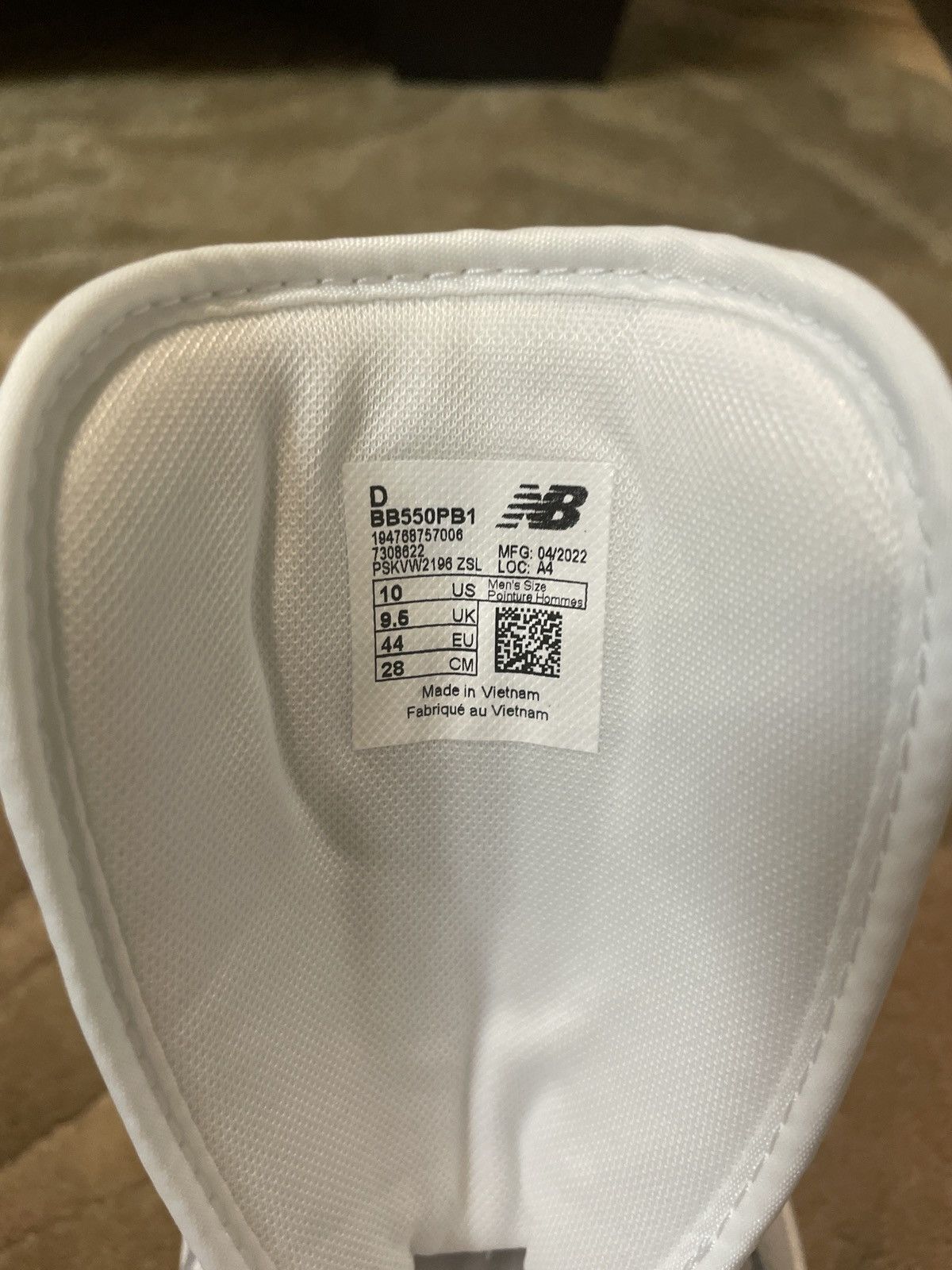 New Balance New Balance 550 White Grey Size US 10 / EU 43 - 6 Thumbnail