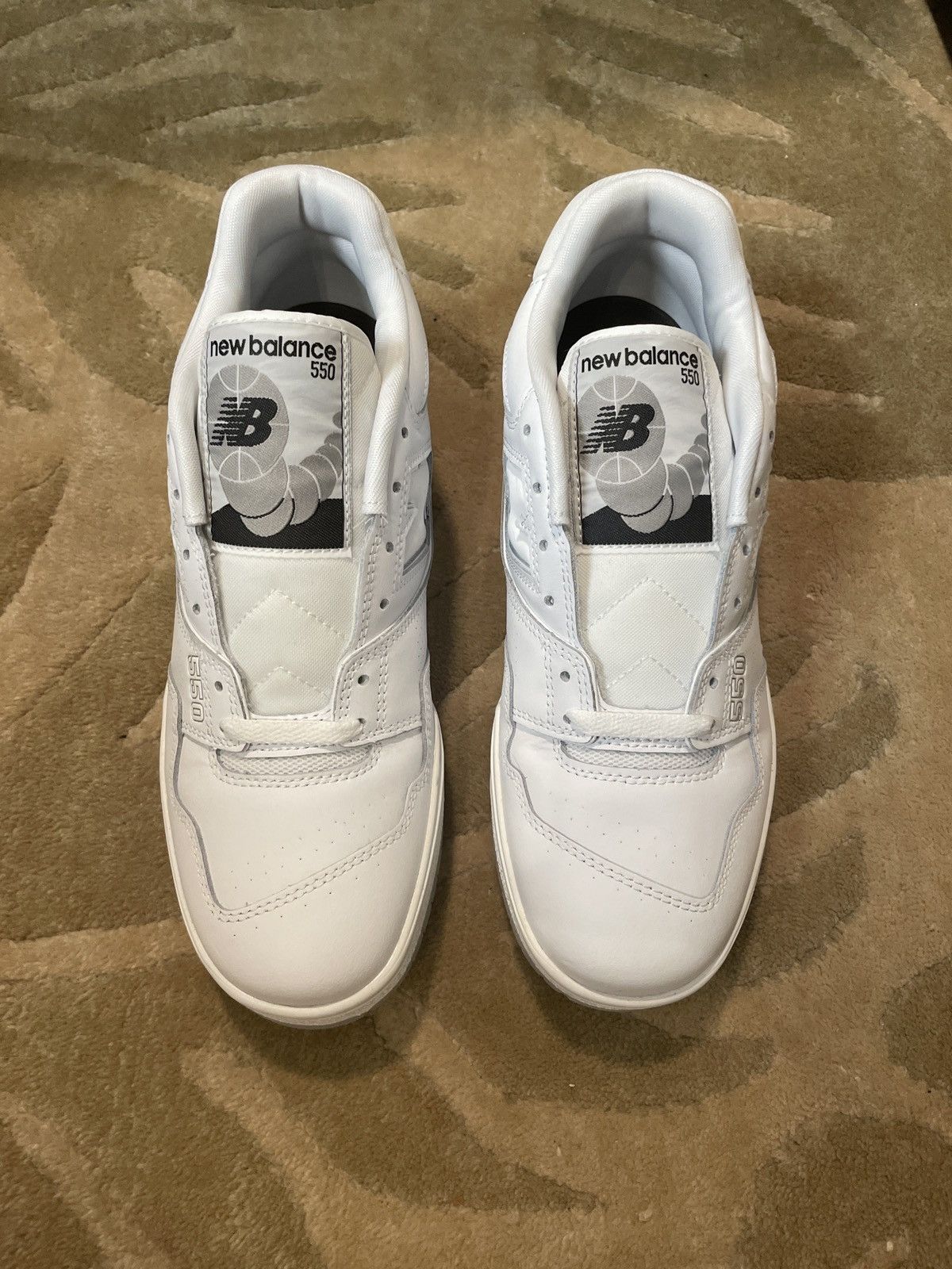 New Balance New Balance 550 White Grey Size US 10 / EU 43 - 3 Thumbnail
