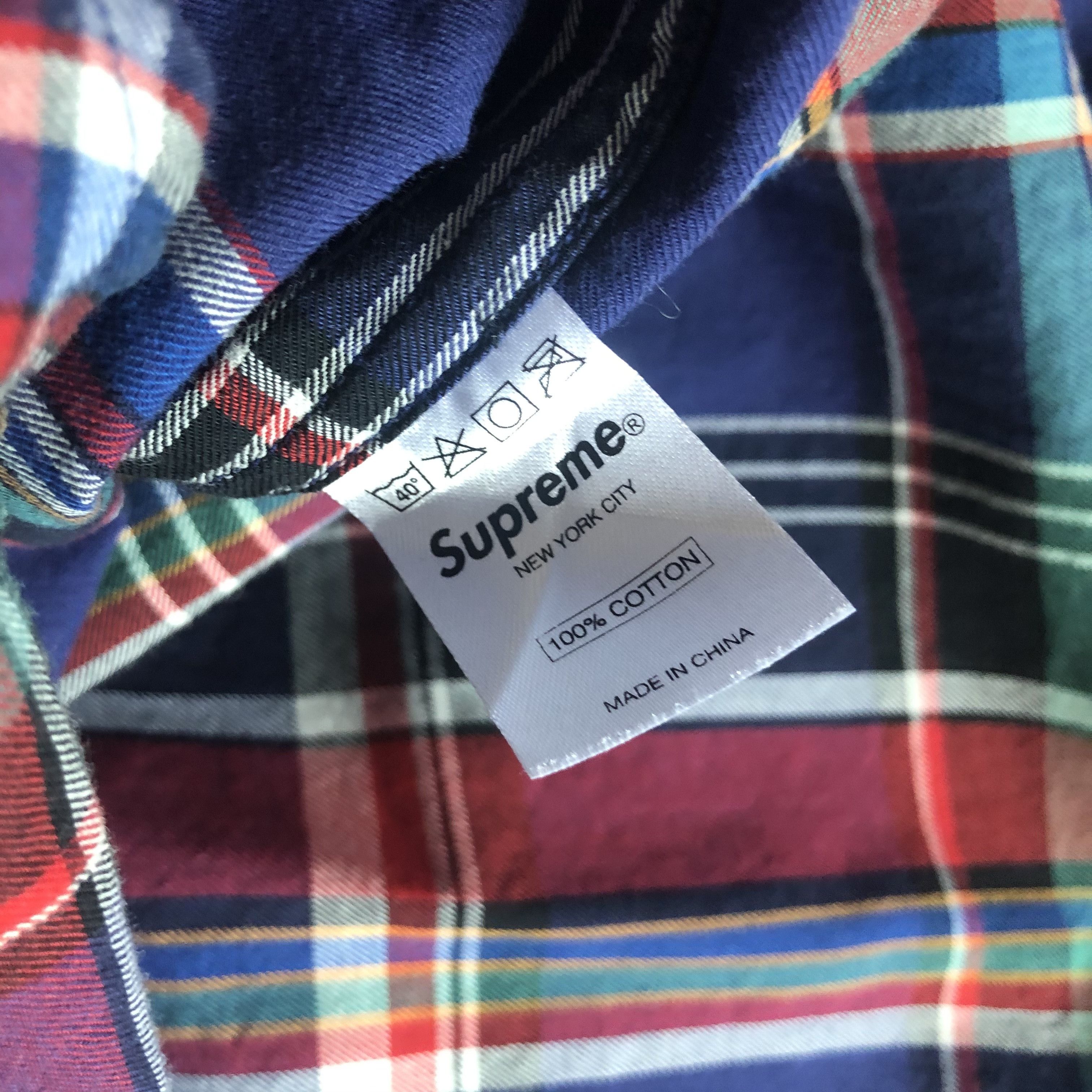 Supreme Supreme 2000s Madras Check Shirt Size US S / EU 44-46 / 1 - 8 Thumbnail