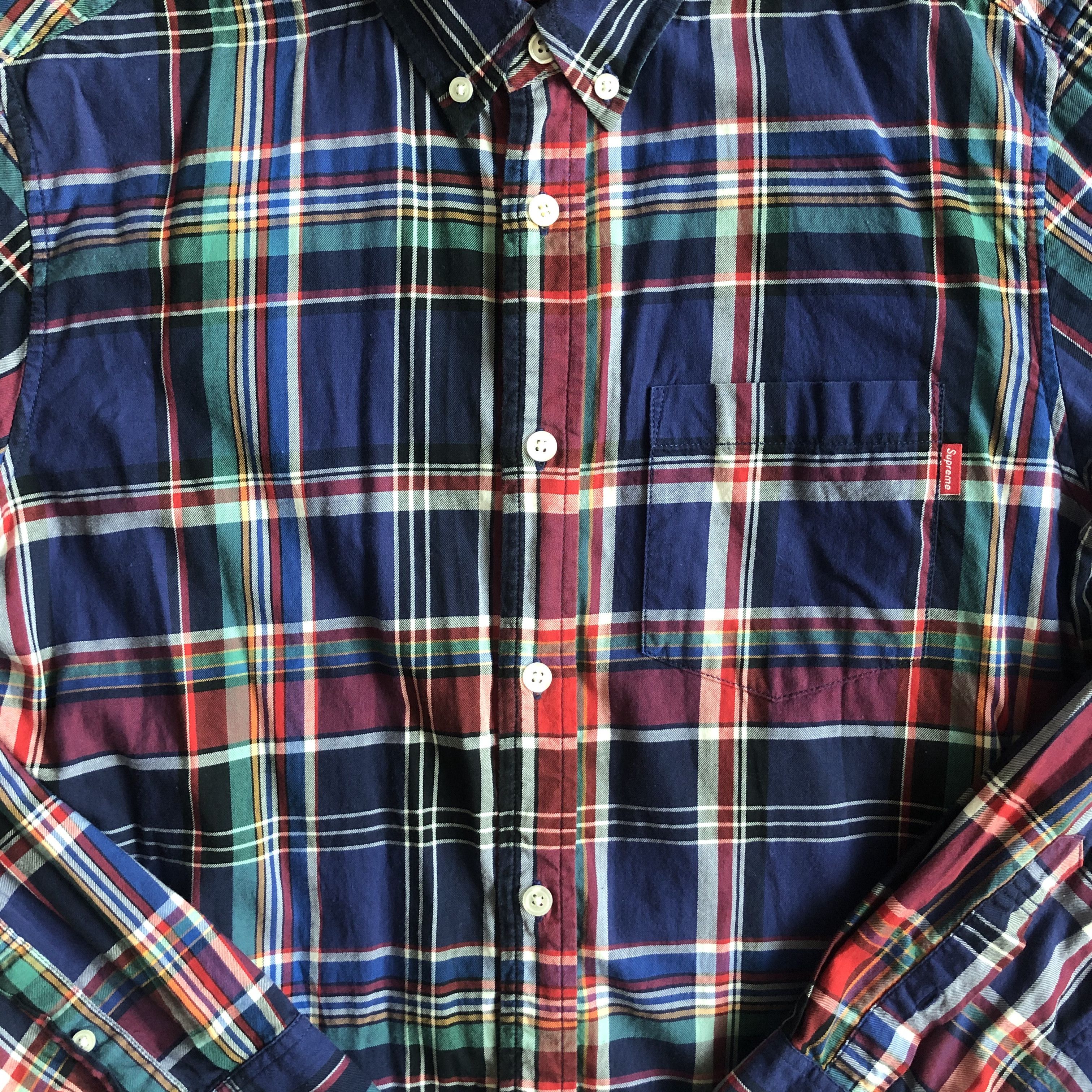 Supreme Supreme 2000s Madras Check Shirt Size US S / EU 44-46 / 1 - 4 Thumbnail