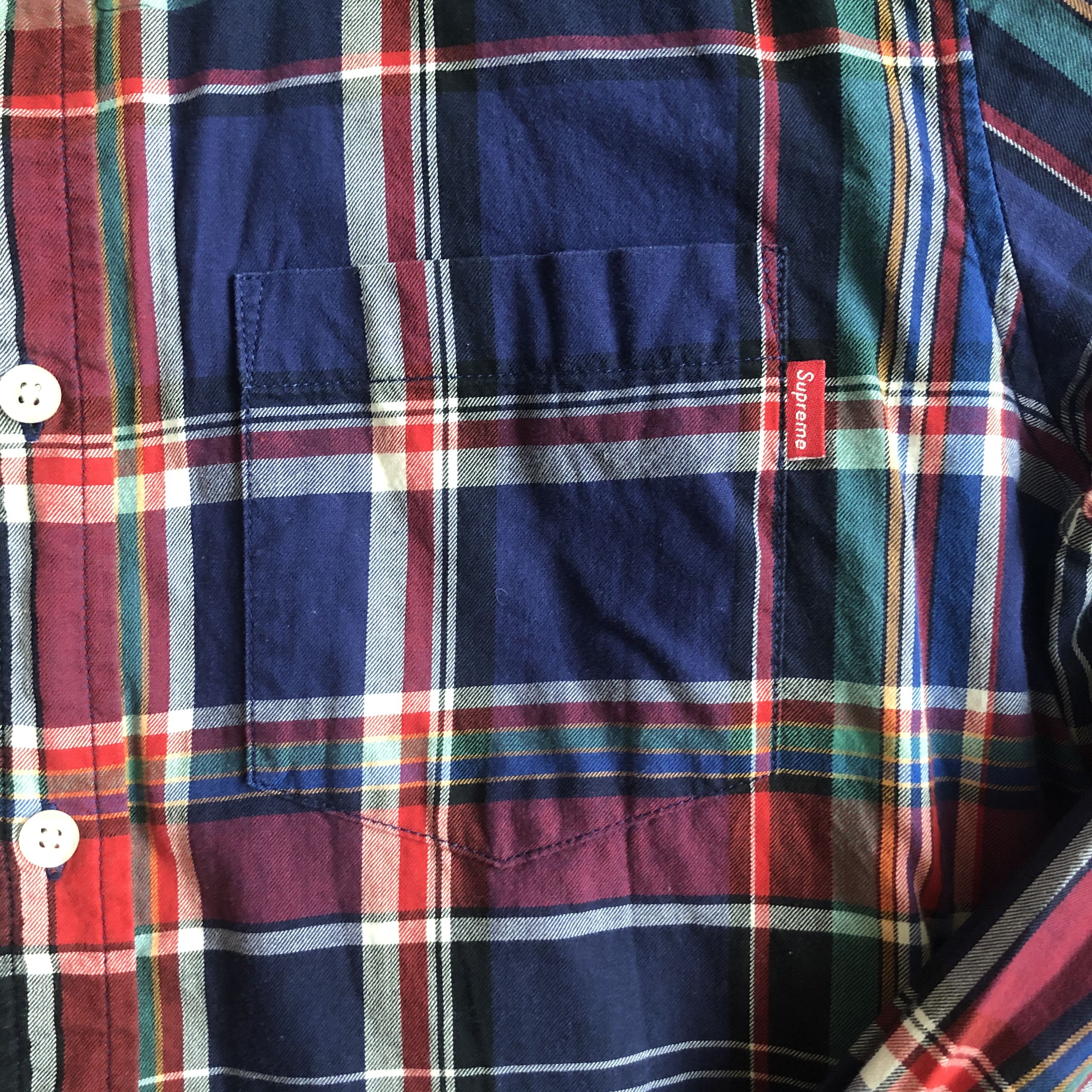 Supreme Supreme 2000s Madras Check Shirt Size US S / EU 44-46 / 1 - 5 Thumbnail