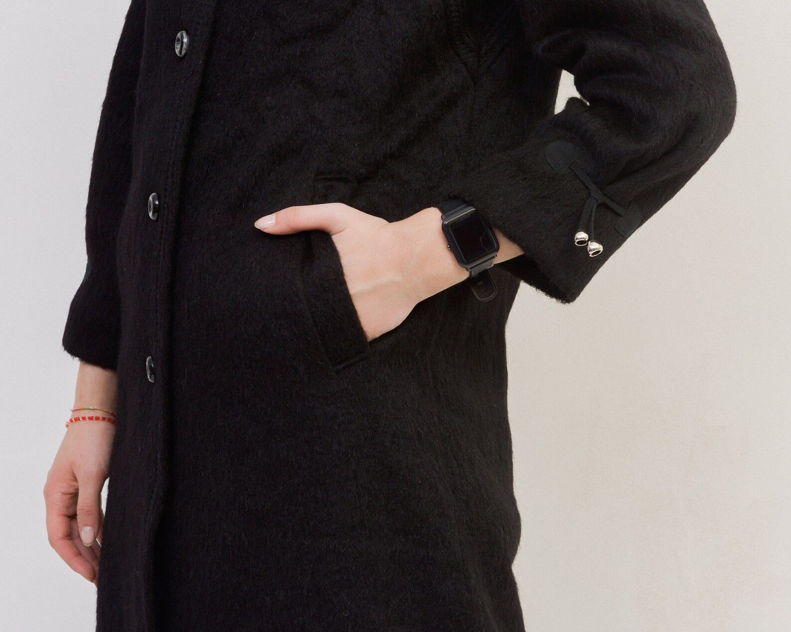 C&A × Vintage Lama Wool Mohair UK 18 Overcoat Coat Warm Winter Jacket VTG Size XL / US 12-14 / IT 48-50 - 6 Thumbnail