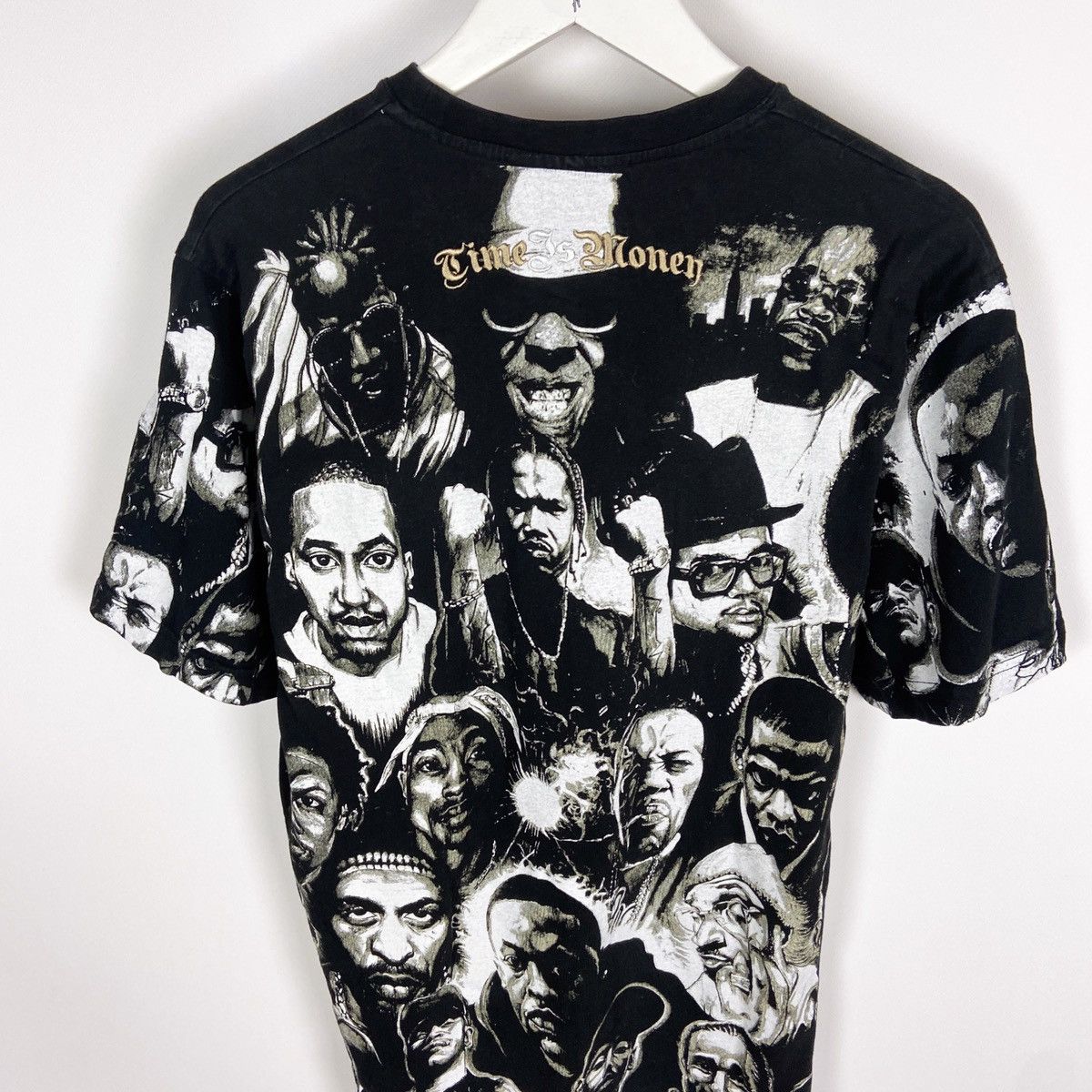 Rap Tees Vintage 90s Time is Money Rap tee Tupac Eazy-E 50 Cent DMX Size US M / EU 48-50 / 2 - 4 Thumbnail