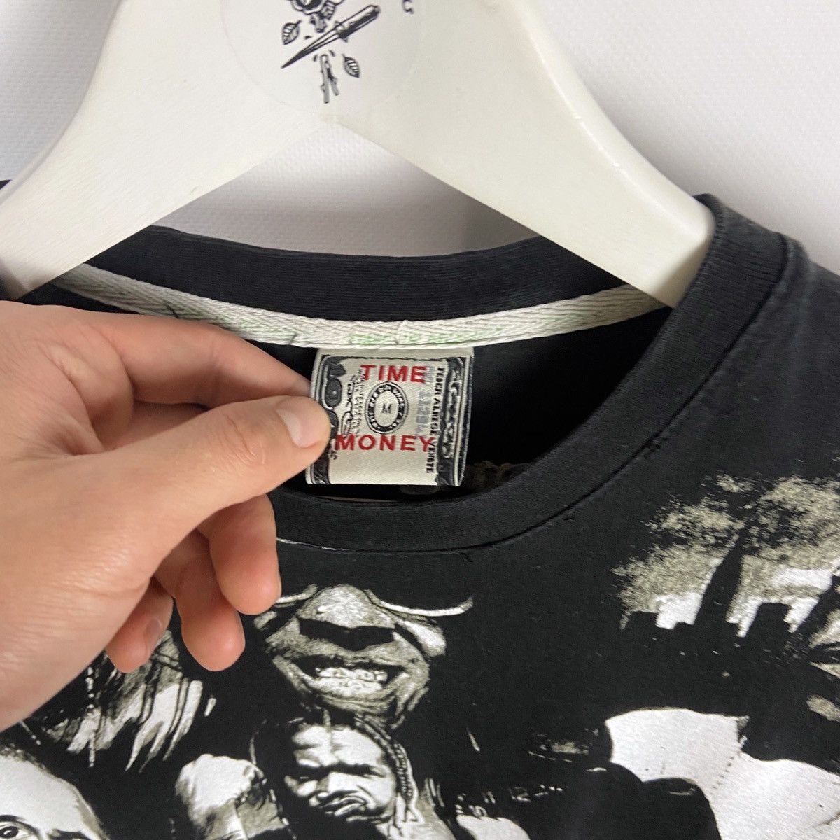 Rap Tees Vintage 90s Time is Money Rap tee Tupac Eazy-E 50 Cent DMX Size US M / EU 48-50 / 2 - 8 Thumbnail