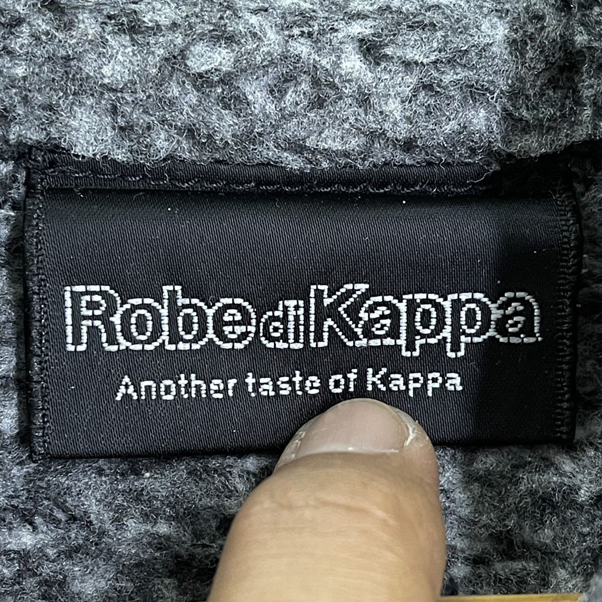 Kappa Vintage Robe di Kappa Big Logo Sherpa Lining Long Jacket Size US L / EU 52-54 / 3 - 7 Thumbnail