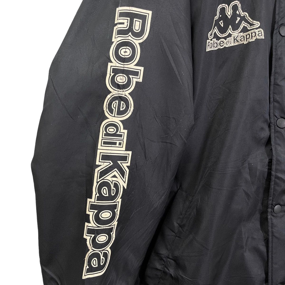 Kappa Vintage Robe di Kappa Big Logo Sherpa Lining Long Jacket Size US L / EU 52-54 / 3 - 6 Thumbnail