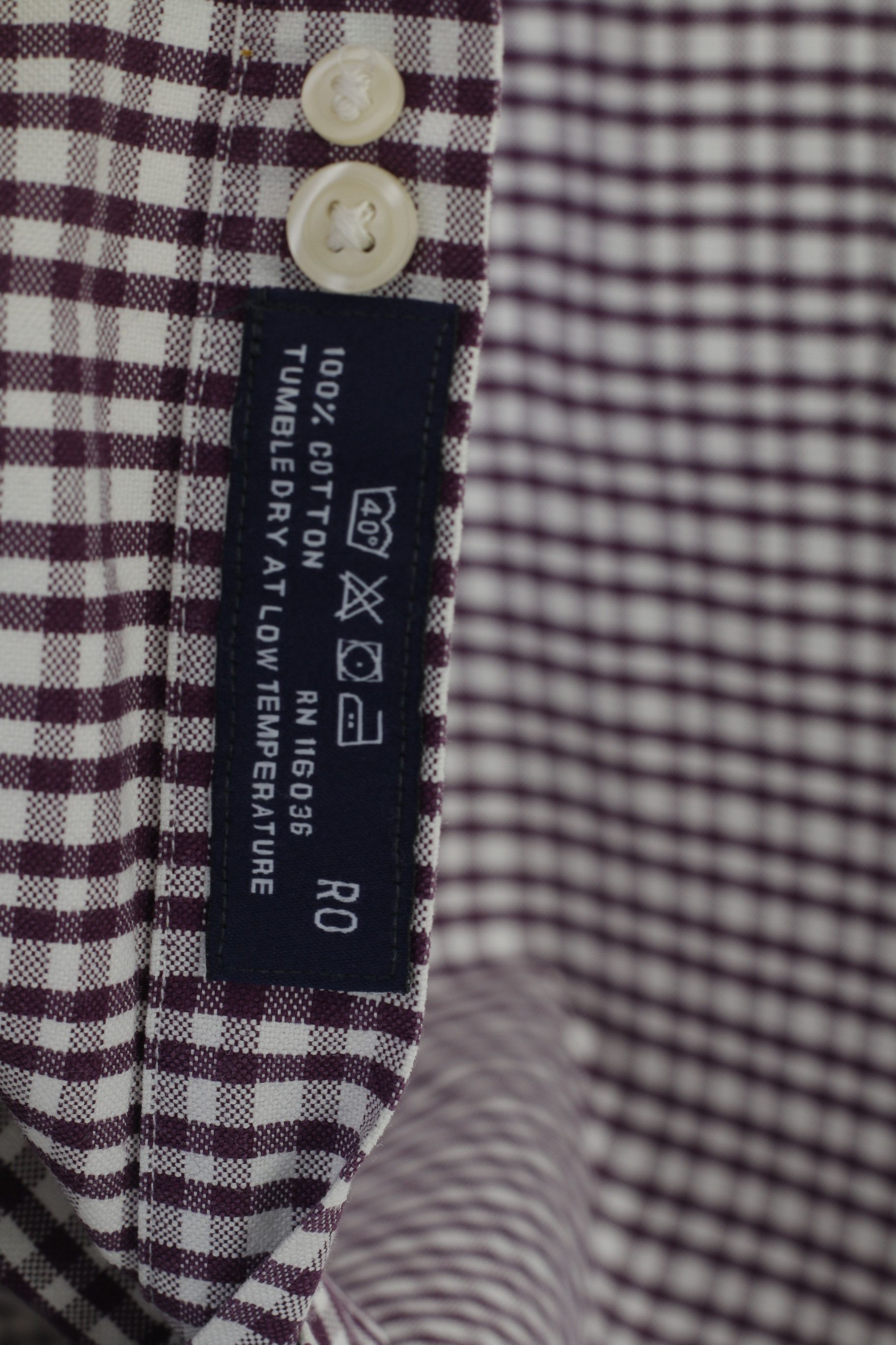 Charles Tyrwhitt Charles Tyrwhitt Men M Casual Shirt Puple Check 5297 Size US M / EU 48-50 / 2 - 5 Thumbnail