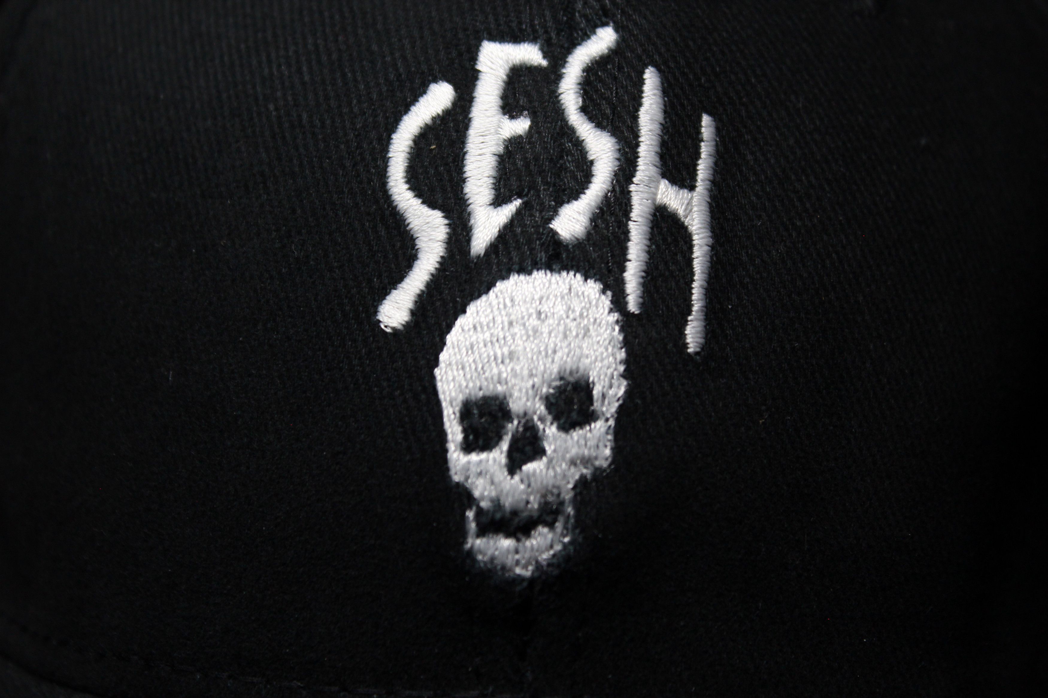 Team Sesh TEAMSESH Skull Logo Hat Size ONE SIZE - 4 Thumbnail