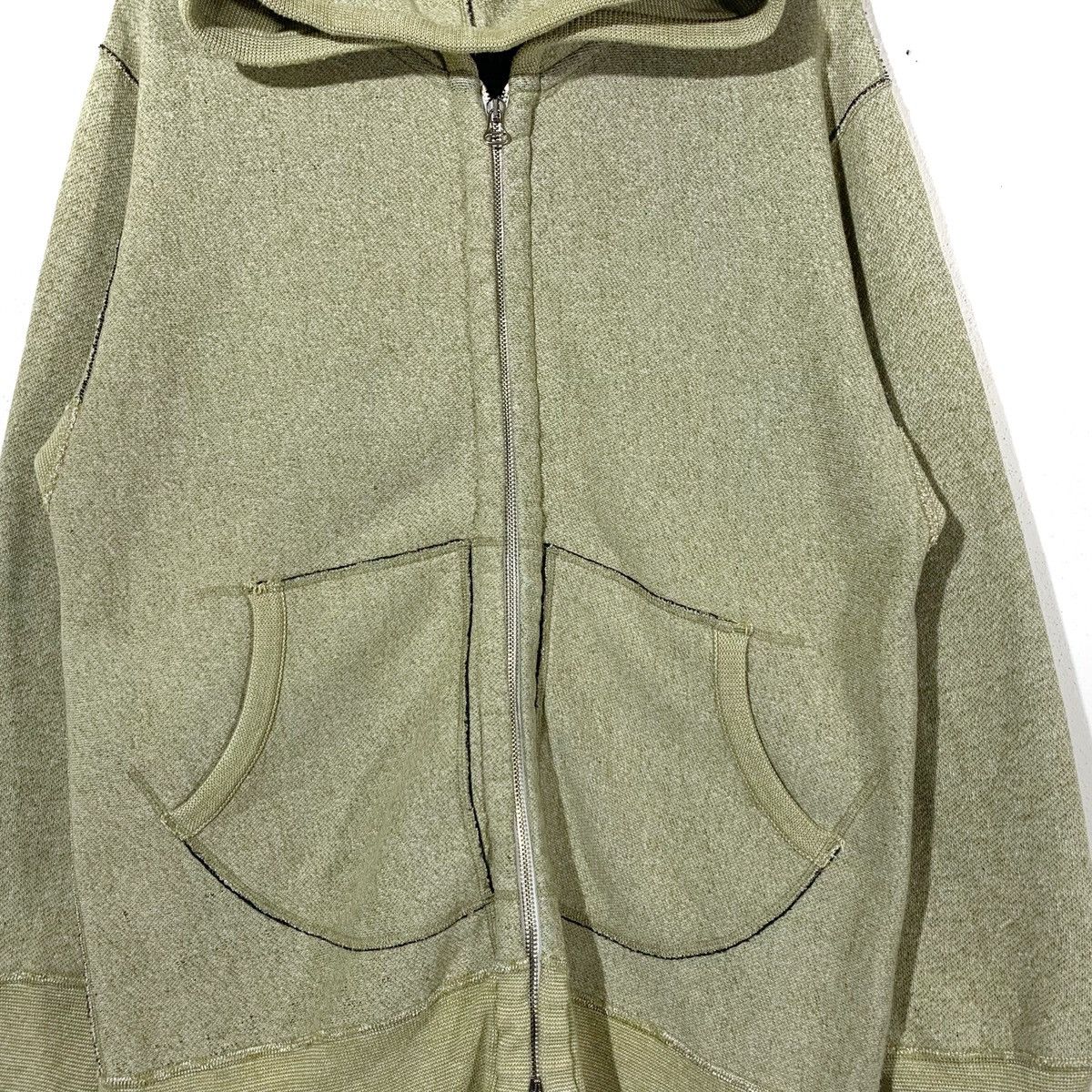 Plain w+h designer zipper hoodie sweatshirt
