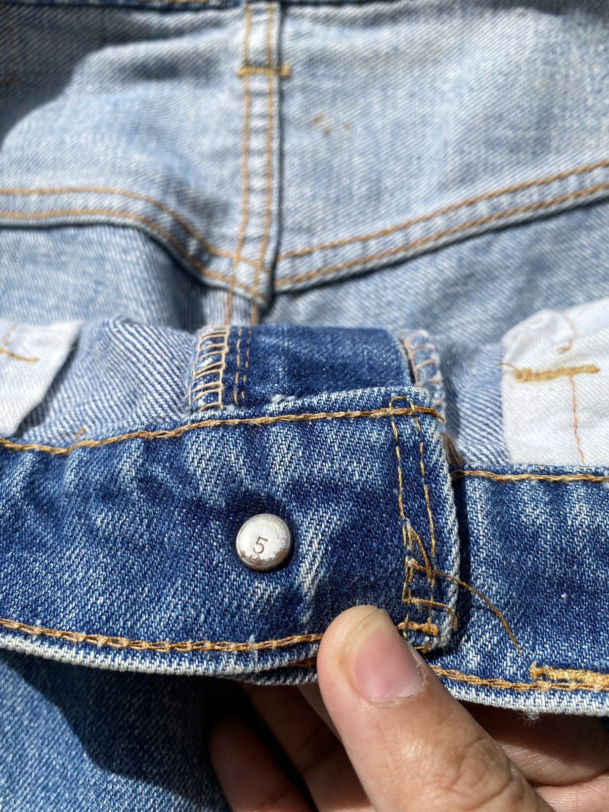 Levi's 🔥Vintage Rare LEVI STRAUSS “505e” Single Stitch Circa 1970s Size US 32 / EU 48 - 4 Thumbnail