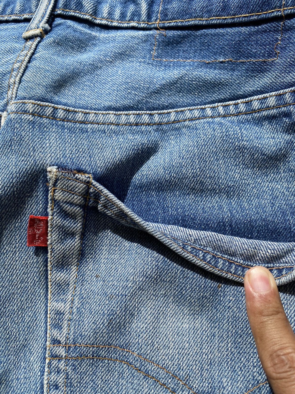 Levi's 🔥Vintage Rare LEVI STRAUSS “505e” Single Stitch Circa 1970s Size US 32 / EU 48 - 17 Thumbnail