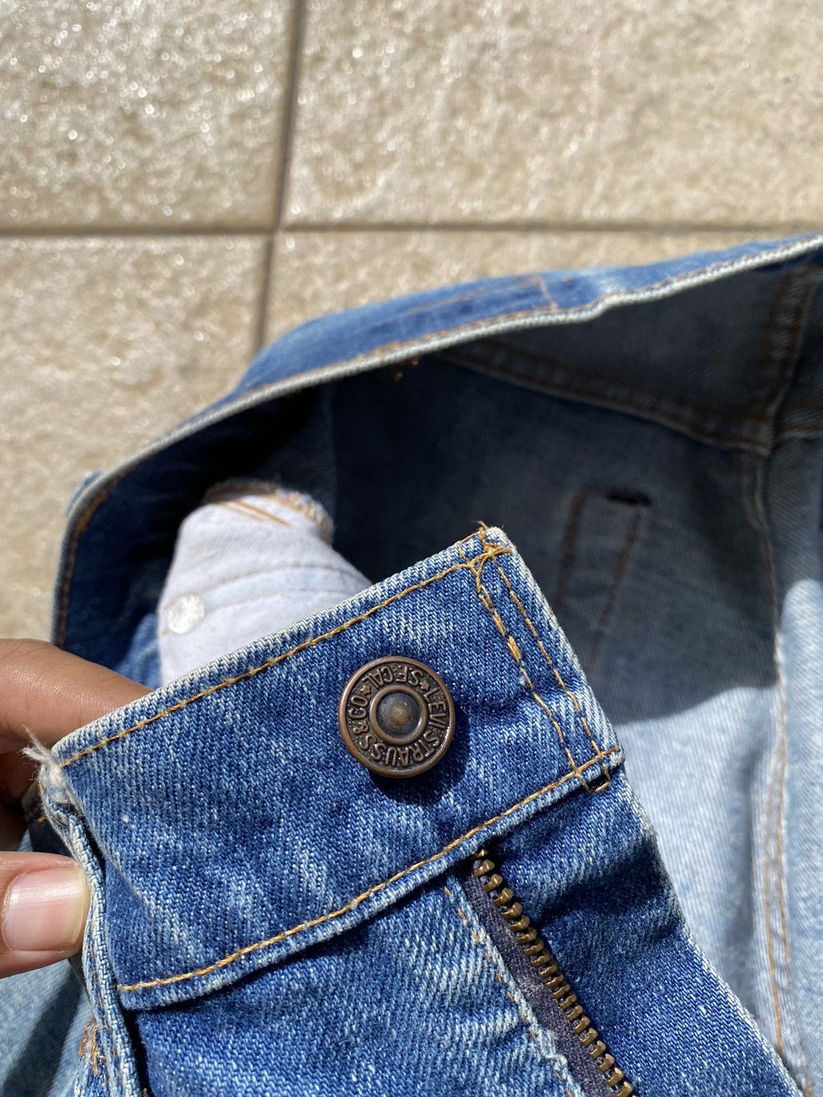 Levi's 🔥Vintage Rare LEVI STRAUSS “505e” Single Stitch Circa 1970s Size US 32 / EU 48 - 20 Thumbnail