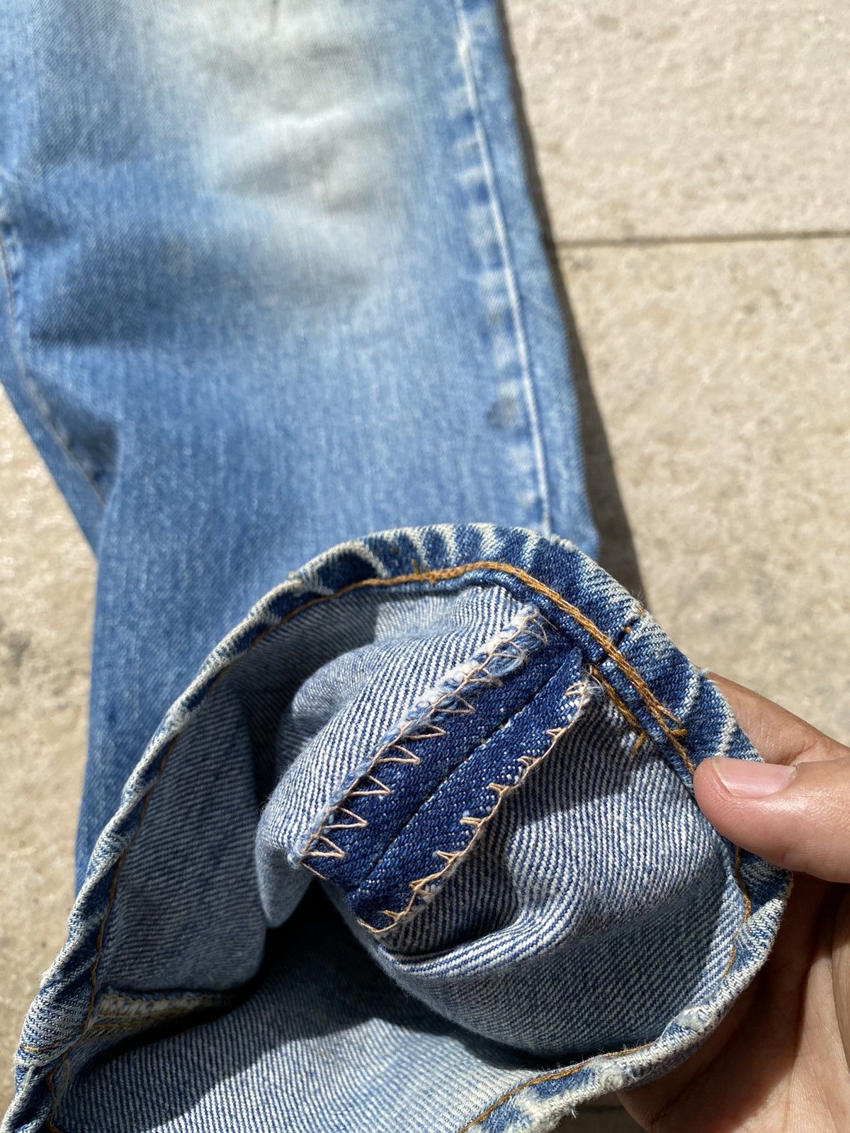 Levi's 🔥Vintage Rare LEVI STRAUSS “505e” Single Stitch Circa 1970s Size US 32 / EU 48 - 18 Thumbnail