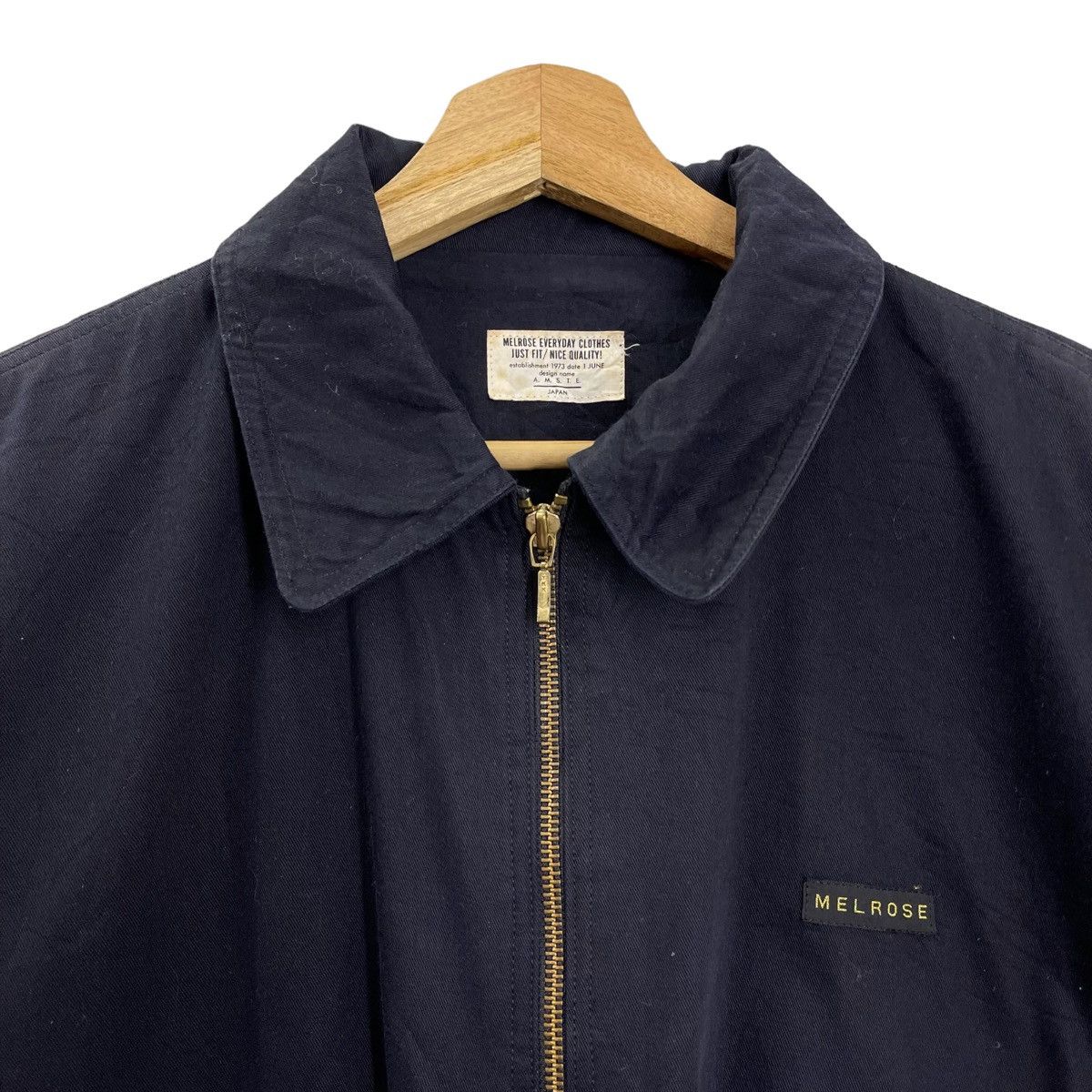 Japanese Brand × Melrose Vintage Melrose Big Logo Fullzip Jacket Size S Size US S / EU 44-46 / 1 - 6 Thumbnail