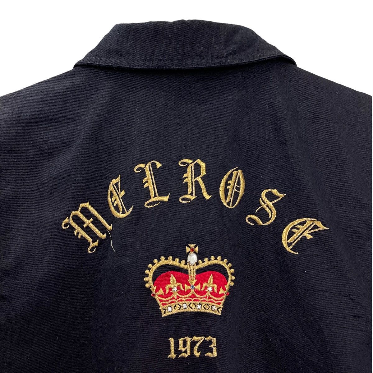 Japanese Brand × Melrose Vintage Melrose Big Logo Fullzip Jacket Size S Size US S / EU 44-46 / 1 - 4 Thumbnail