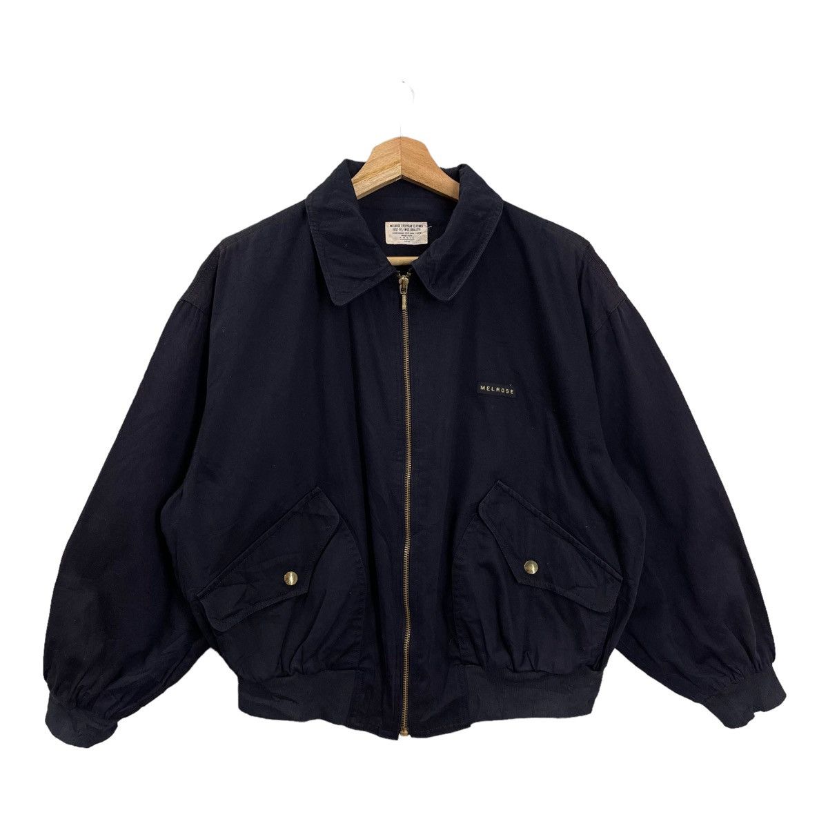 Japanese Brand × Melrose Vintage Melrose Big Logo Fullzip Jacket Size S Size US S / EU 44-46 / 1 - 5 Thumbnail
