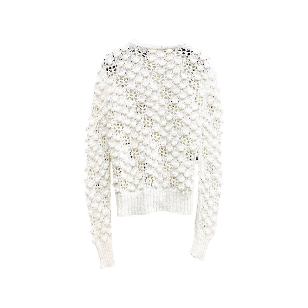 Chanel Cut out pattern knitted cardigan Size XS / US 0-2 / IT 36-38 - 2 Thumbnail