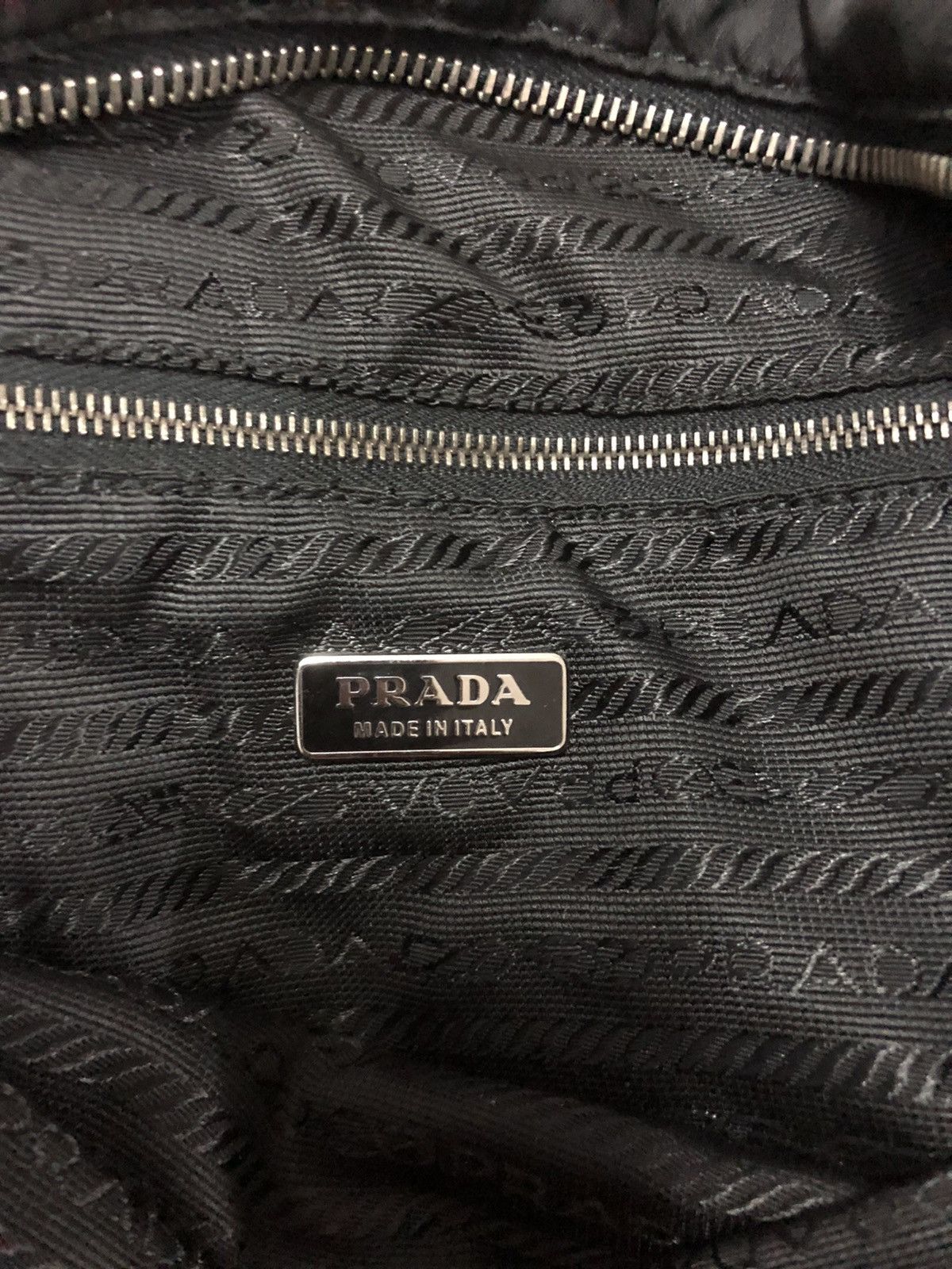 Prada AUTHENTIC PRADA NYLON LEATHER SHOULDER BAG Size ONE SIZE - 12 Thumbnail