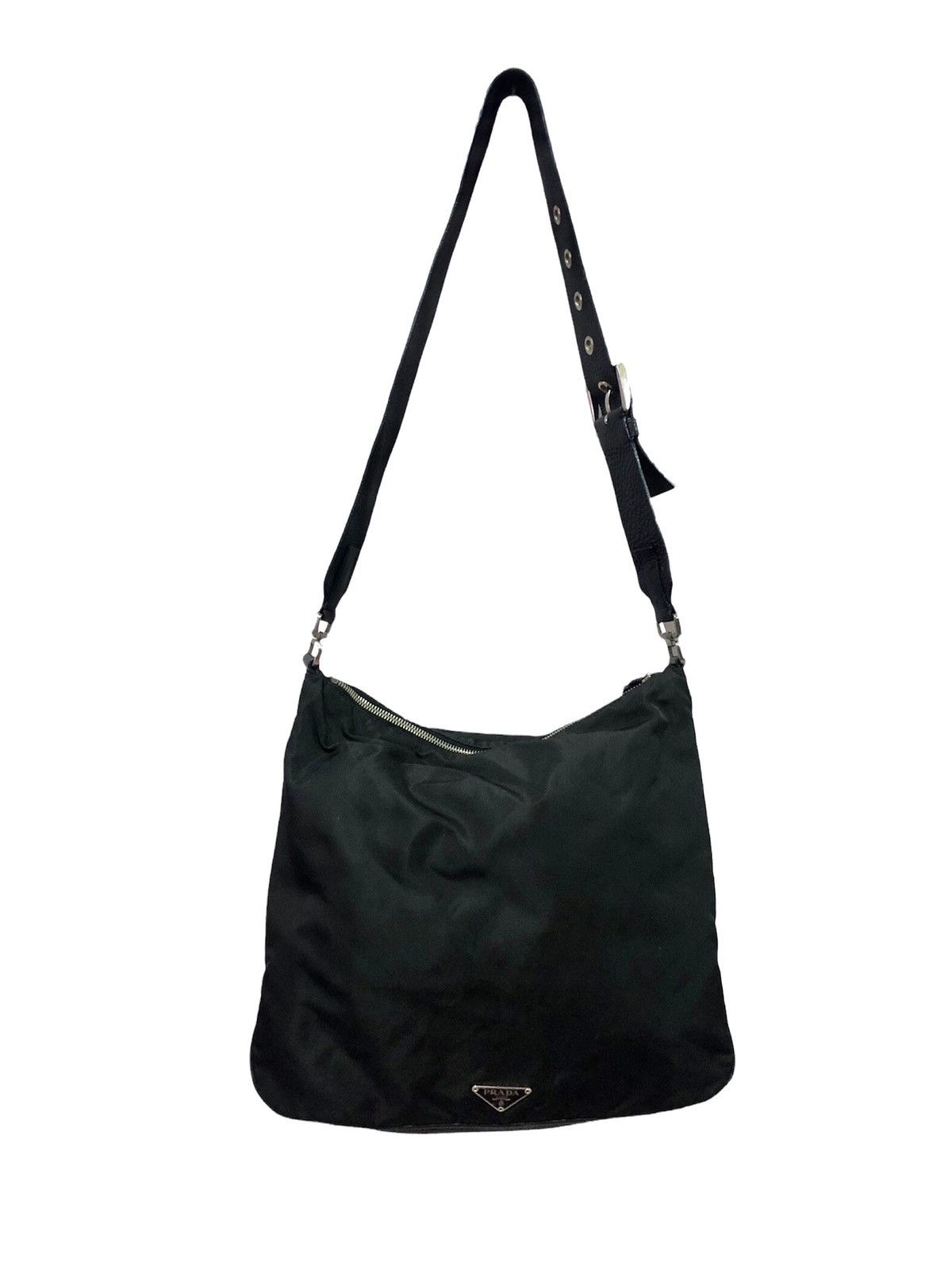 Prada AUTHENTIC PRADA NYLON LEATHER SHOULDER BAG Size ONE SIZE - 1 Thumbnail